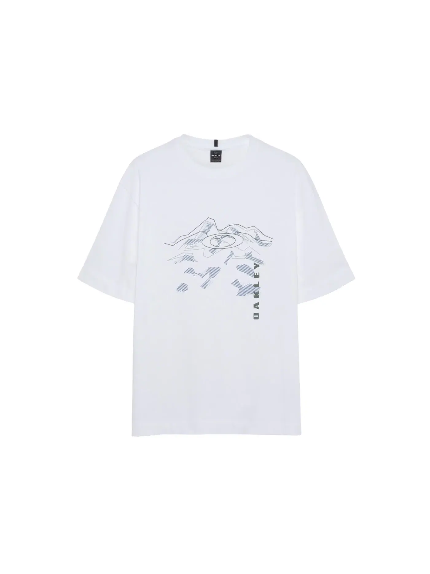 Мужская футболка с принтом Oakley Mtn Ridge Tee — изображение 1 из 1, белый