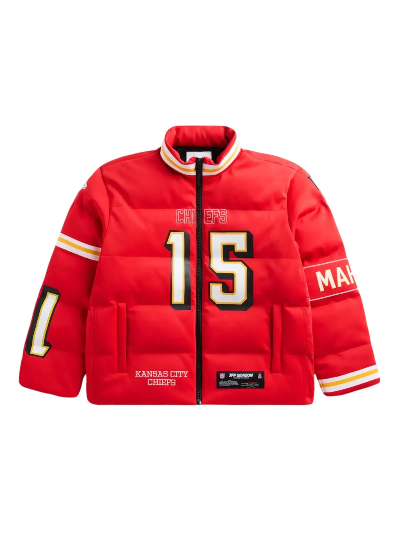 Унисекс пуховик Patrick Mahomes Kansas City Chiefs Player Off Season
