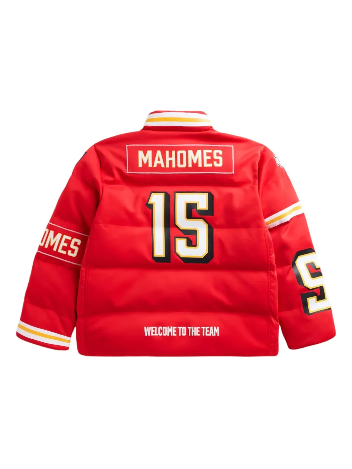 Унисекс пуховик Patrick Mahomes Kansas City Chiefs Player Off Season — изображение 2 из 2, красный