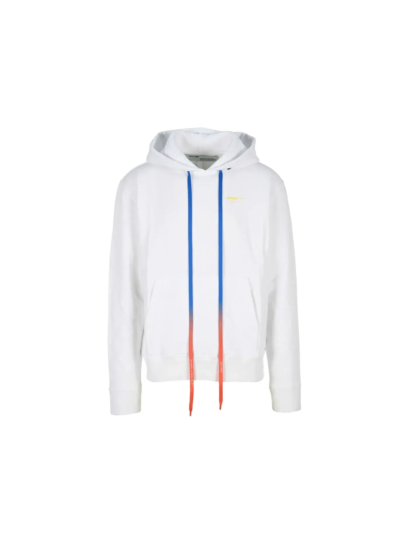 Мужской худи с принтом Acrylic Arrows OFF-WHITE — изображение 1 из 3, белый/желтый