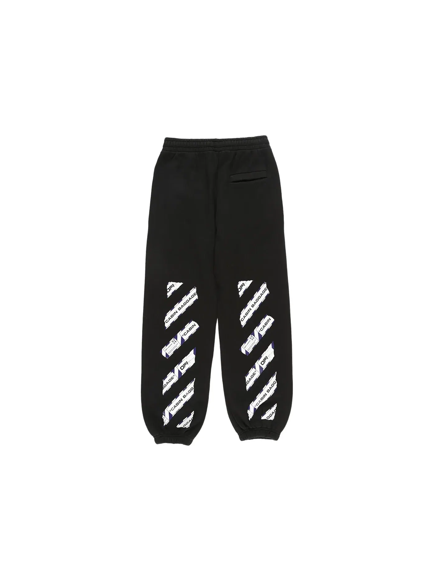 Мужские спортивные штаны с принтом Sweatpants OFF-WHITE — изображение 2 из 2, черный/бежевый