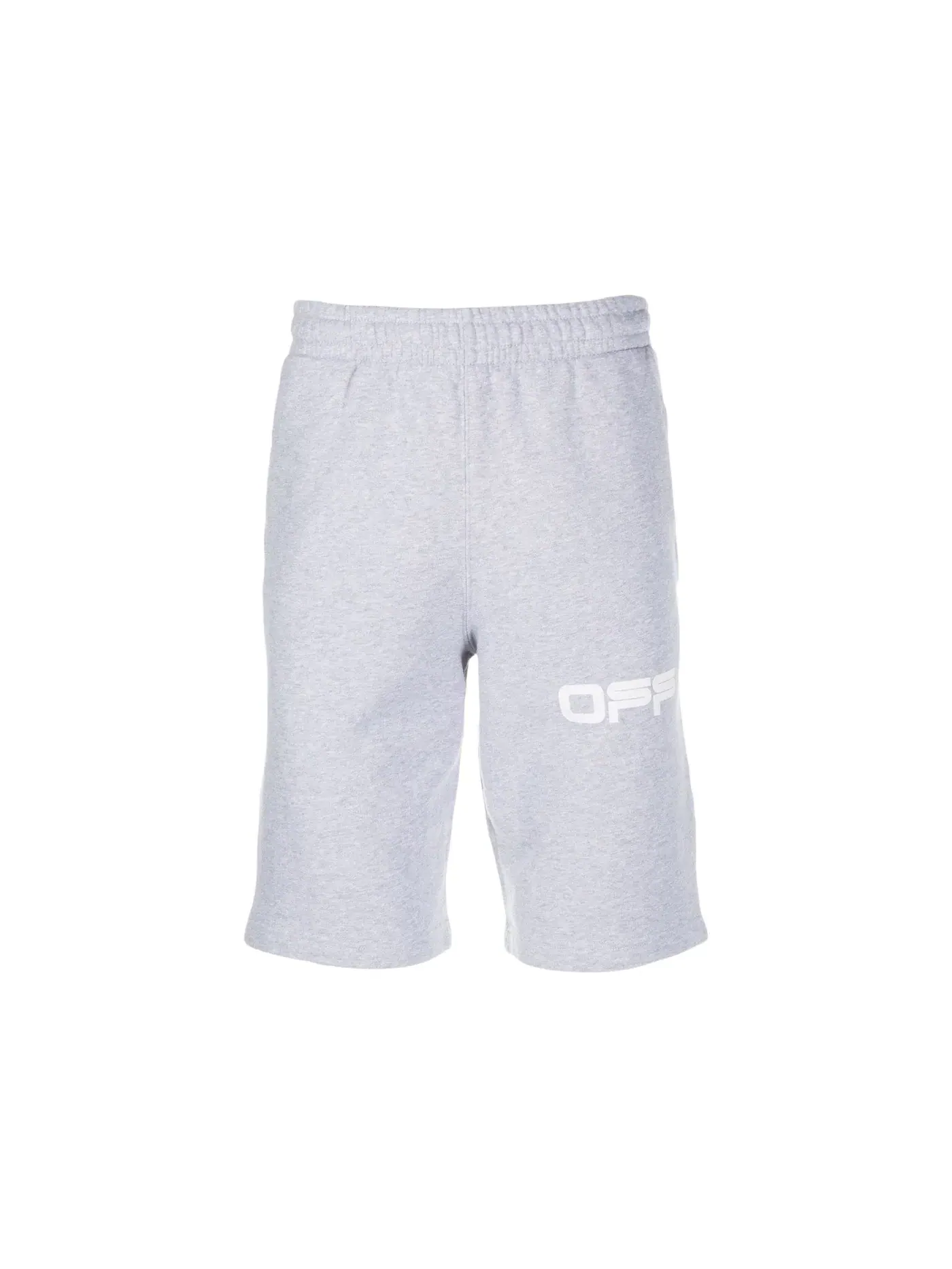 Мужские шорты из футера с принтом Sweatshort OFF-WHITE — изображение 1 из 2, серый мульти