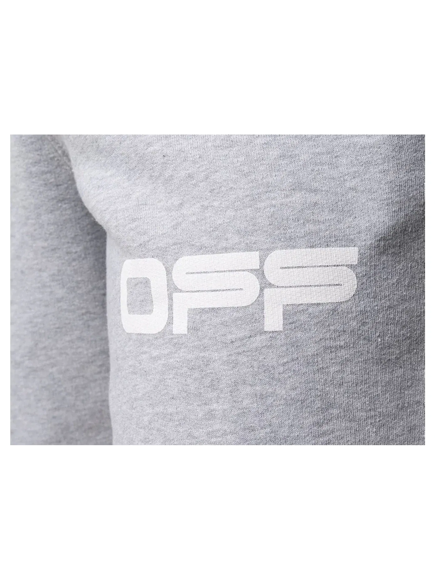 Мужские шорты из футера с принтом Sweatshort OFF-WHITE — изображение 2 из 2, серый мульти