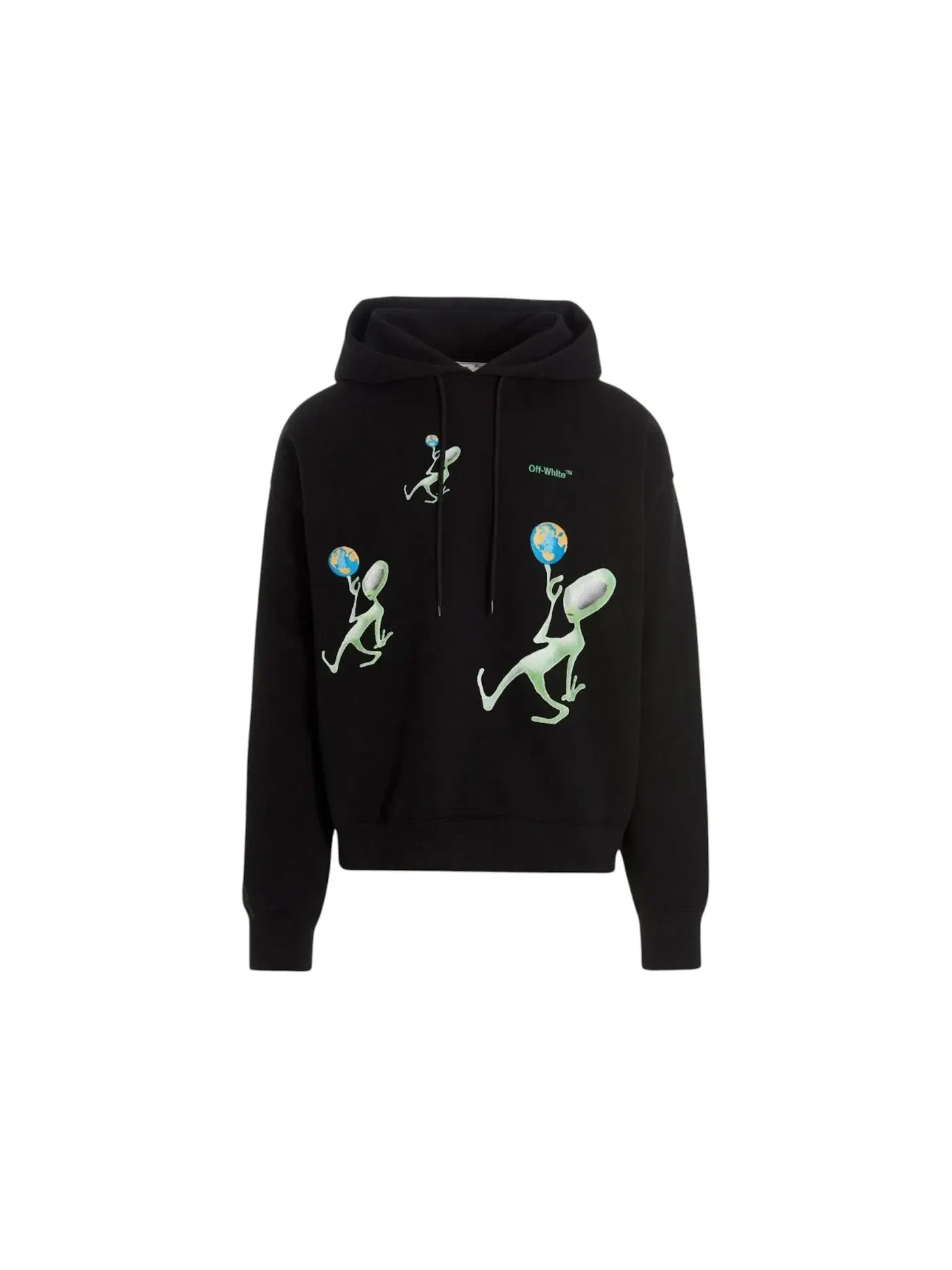 Мужской худи Alien Arrow Skate Fit OFF-WHITE — изображение 1 из 1, черный