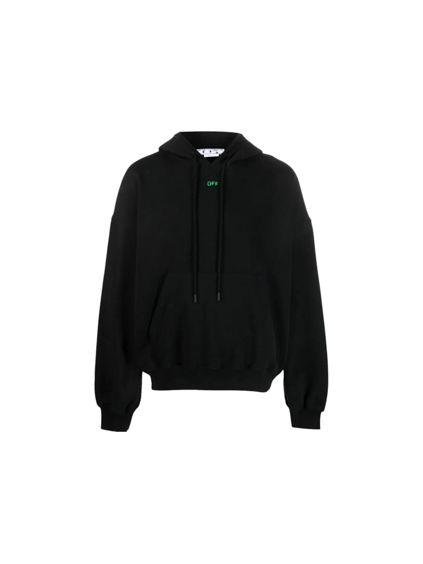 Мужской худи с принтом Alien Mush Boxy Fit OFF-WHITE — изображение 1 из 1, черный
