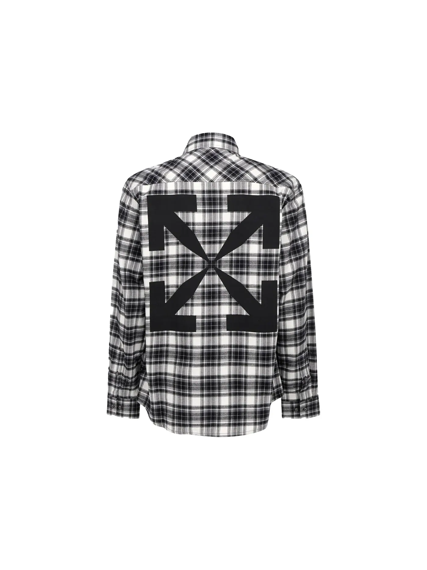Мужская рубашка с принтом OFF-WHITE — изображение 2 из 2, черный/белый