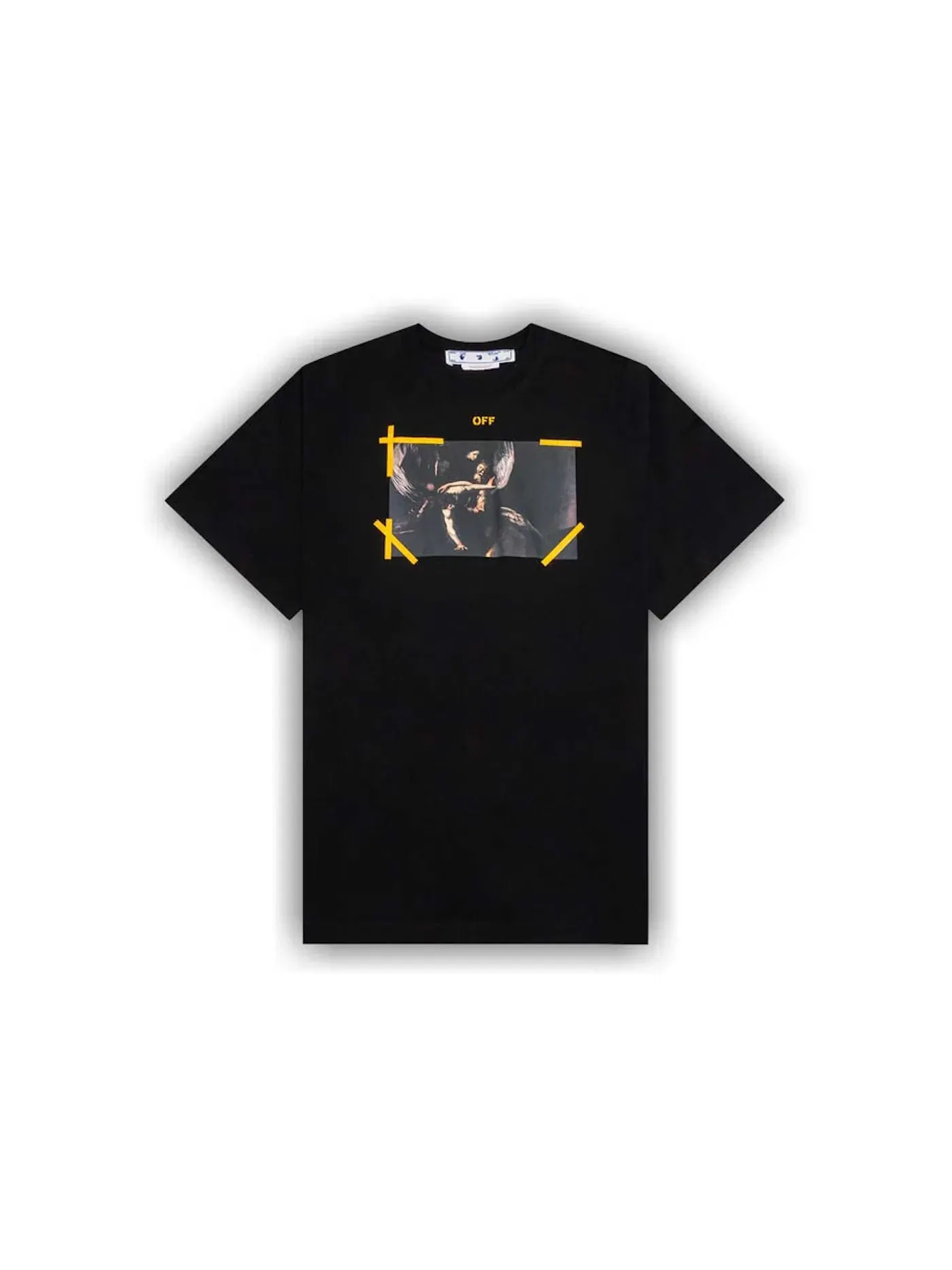 Мужская футболка с принтом Arrow Car Mercy Skat OFF-WHITE — изображение 1 из 2, черный/белый