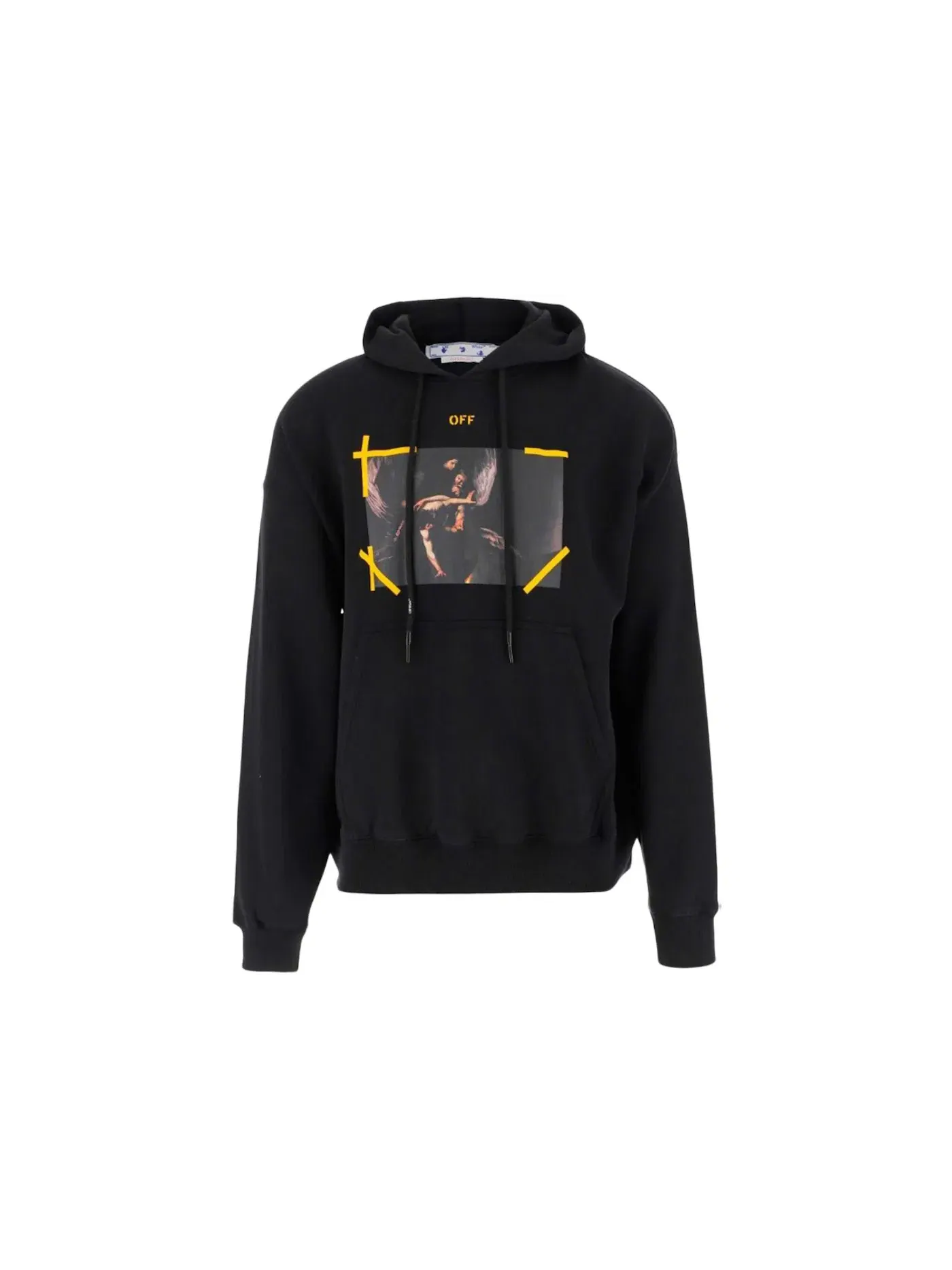 Мужской худи с принтом Arrow Caravaggio Mercy Skate OFF-WHITE — изображение 1 из 2, черный/желтый/мульти