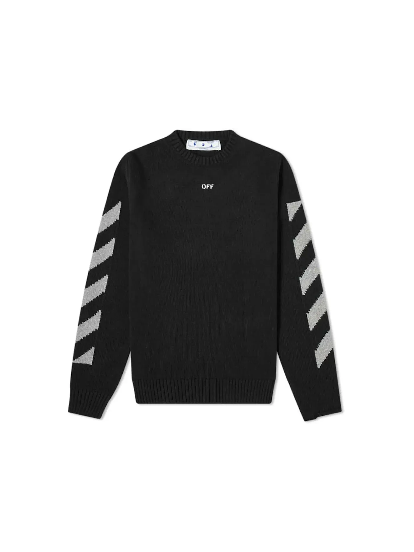 Мужской свитер со стрелой OFF-WHITE — изображение 1 из 3, черный
