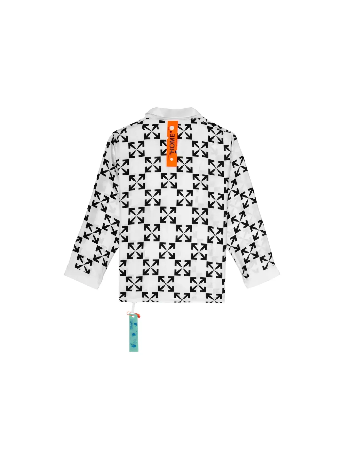Детская пижама с принтом Arrow Pattern OFF-WHITE — изображение 2 из 3, белый/черный