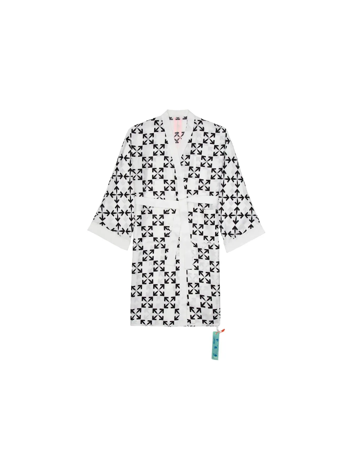 Унисекс халат с принтом Arrow Pattern OFF-WHITE