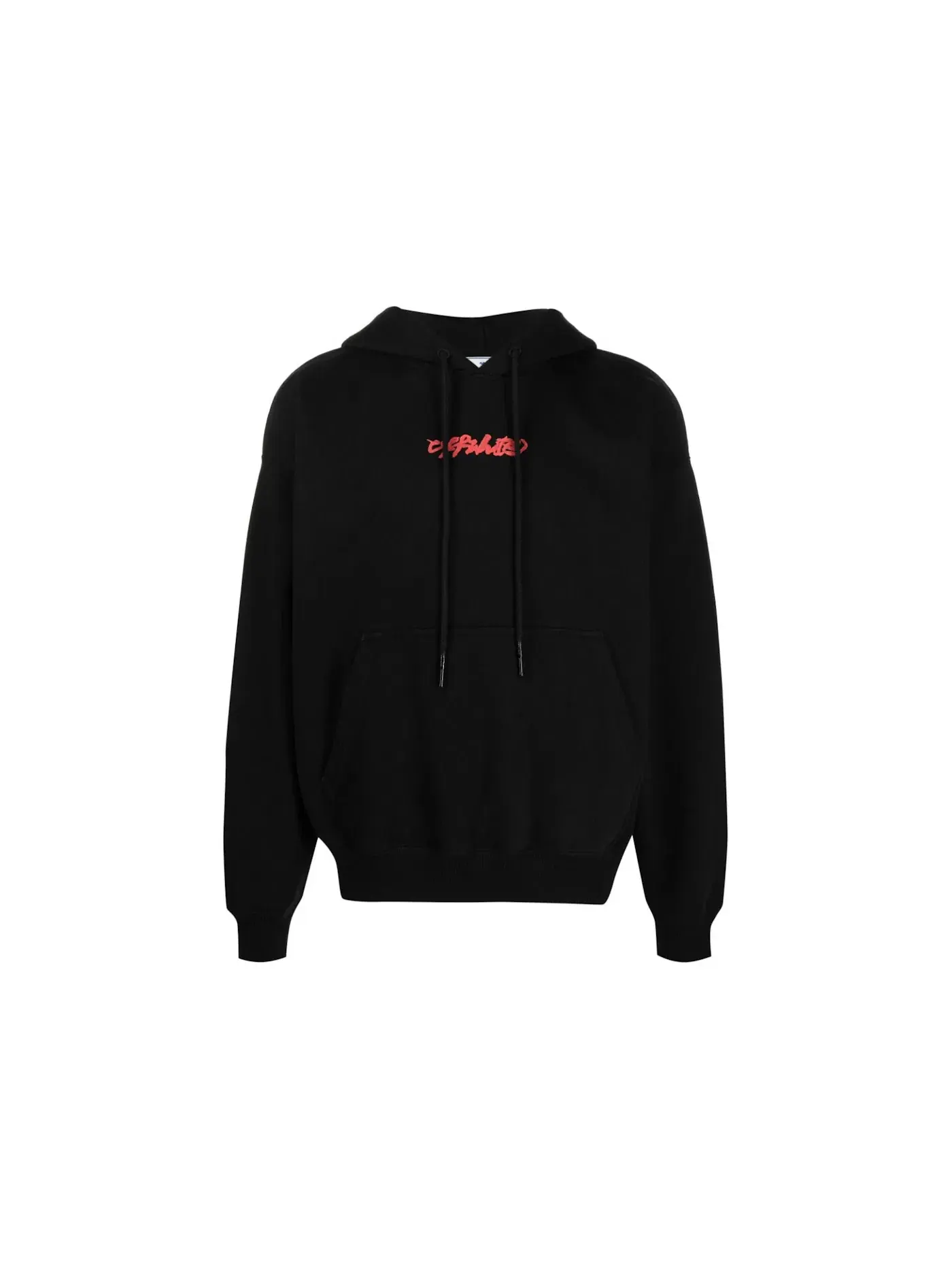 Мужской худи с принтом Hooded Sweatshirt OFF-WHITE — изображение 1 из 2, черный мульти