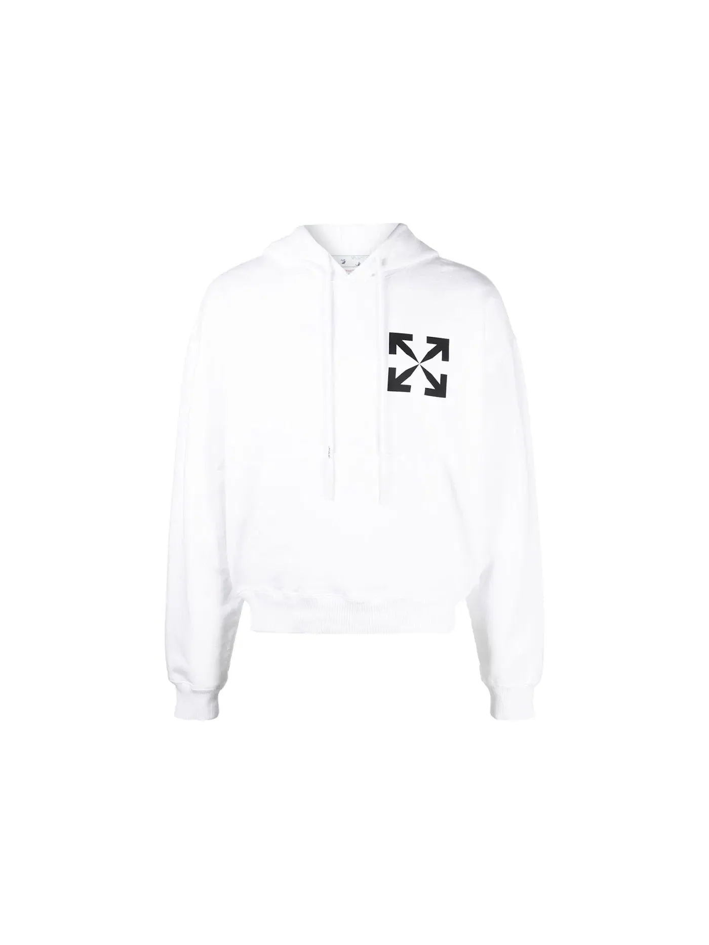Мужской худи с принтом OFF-WHITE Arrows Print OFF-WHITE — изображение 1 из 1, белый/черный