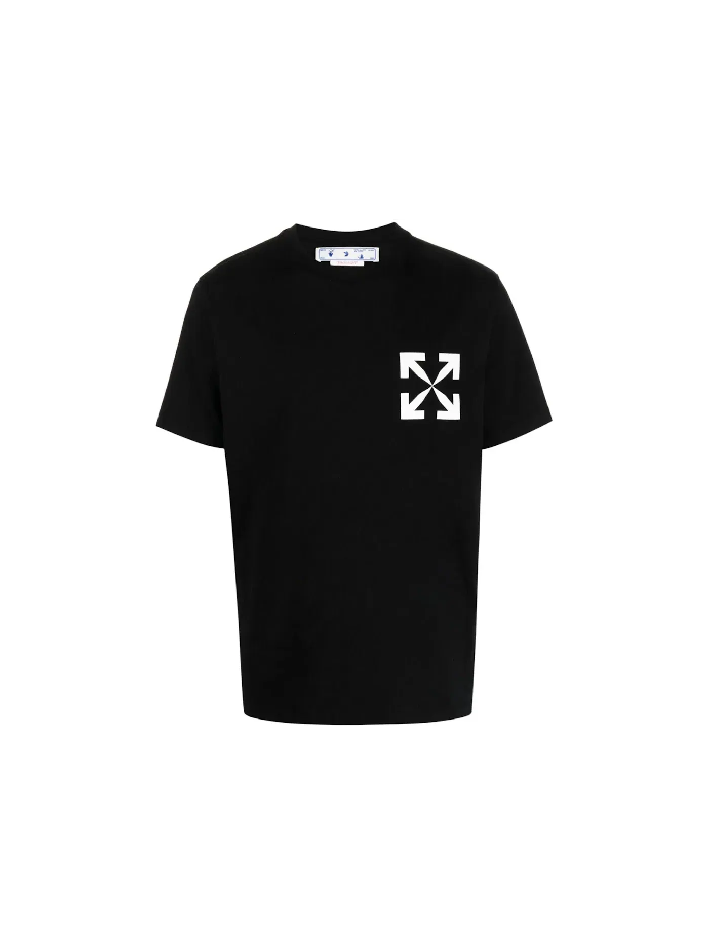Мужская футболка с принтом T-Shirt OFF-WHITE — изображение 1 из 2, черный/белый