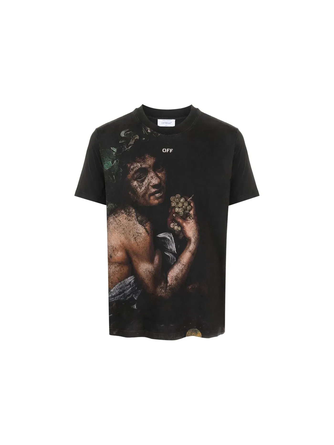 Мужская футболка с принтом Bacchus-Print OFF-WHITE — изображение 1 из 1, черный