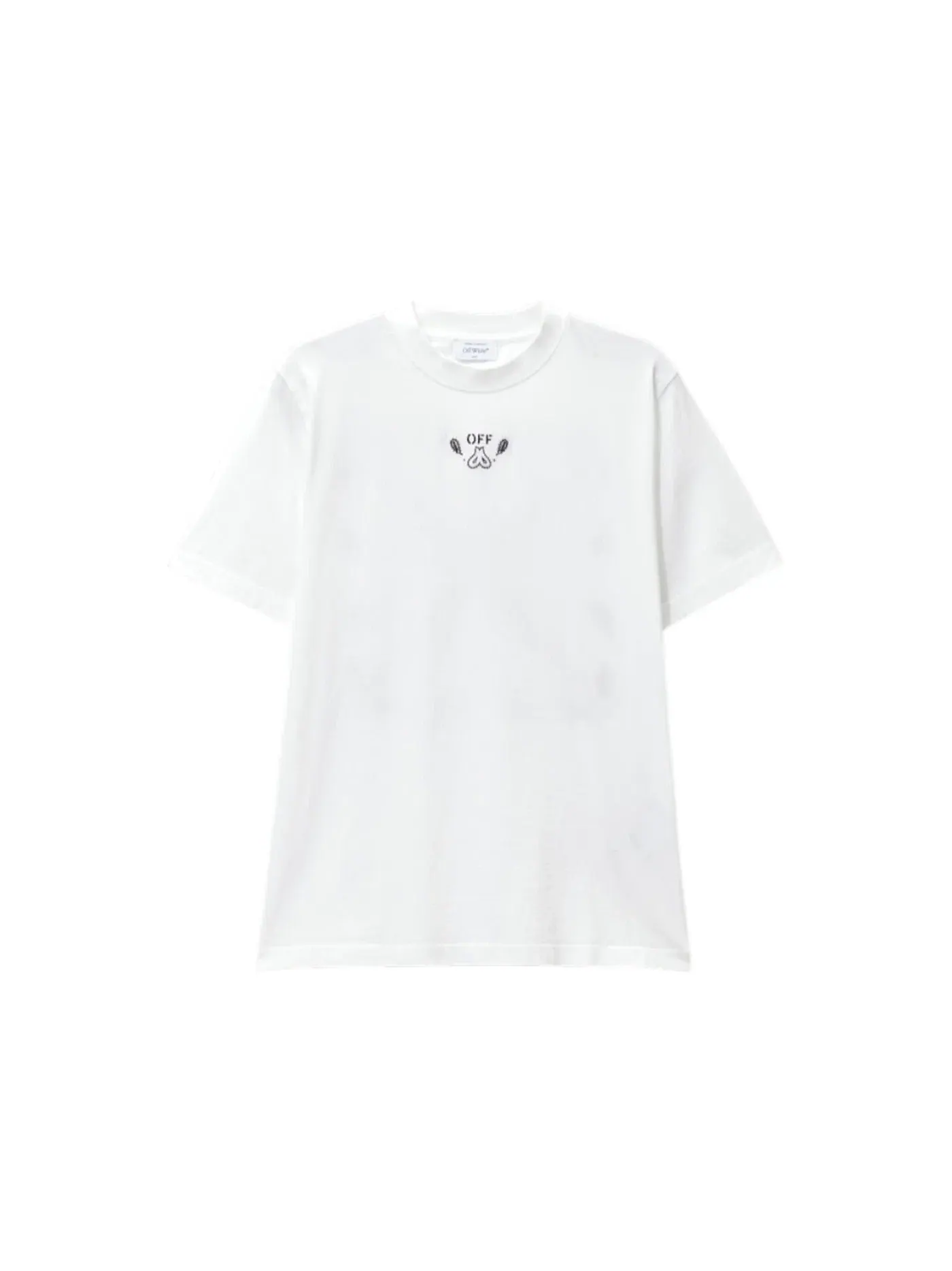 Мужская футболка с принтом OFF-WHITE — изображение 2 из 2, белый