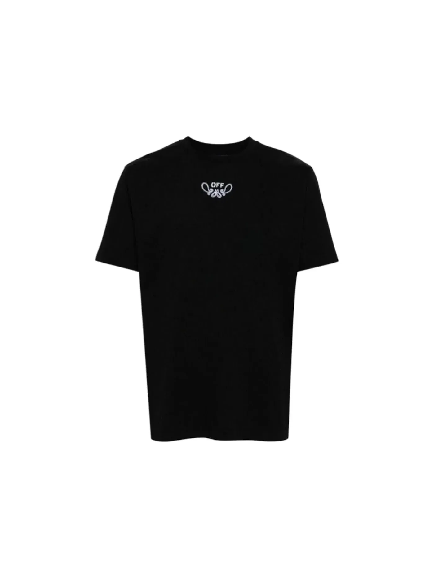 Мужская футболка с принтом OFF-WHITE Bandana Arrow Skate Cotton T-shirt — изображение 2 из 2, черный