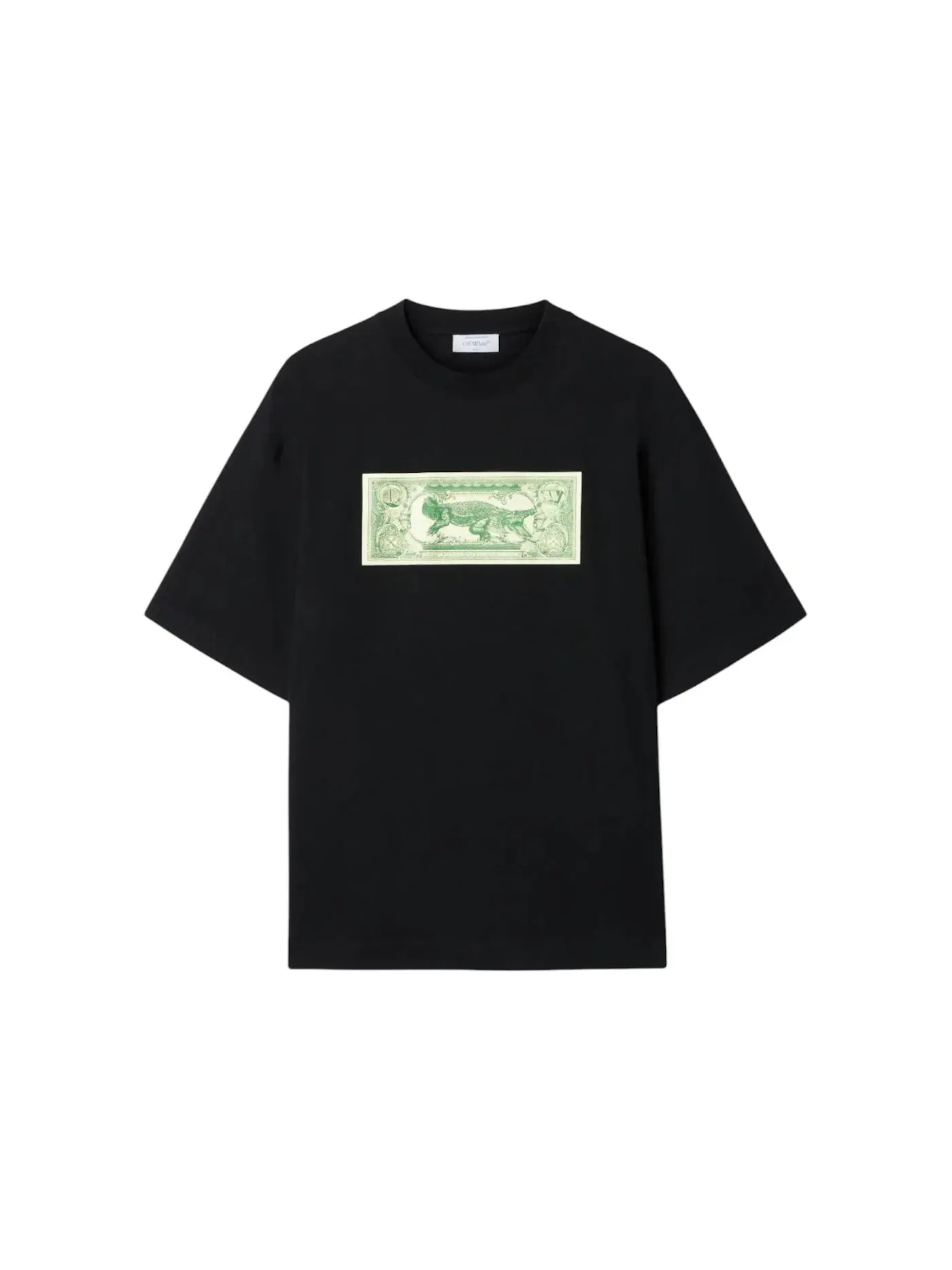 Мужская футболка с принтом Tee OFF-WHITE — изображение 1 из 1, черный