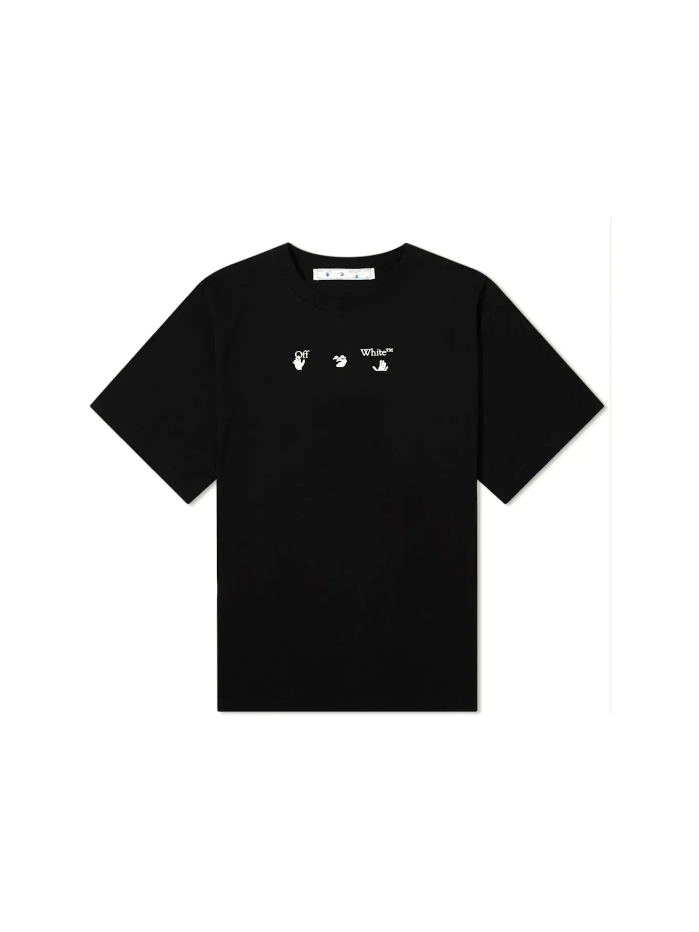 Мужская футболка с принтом Tee OFF-WHITE — изображение 1 из 2, черный/серый
