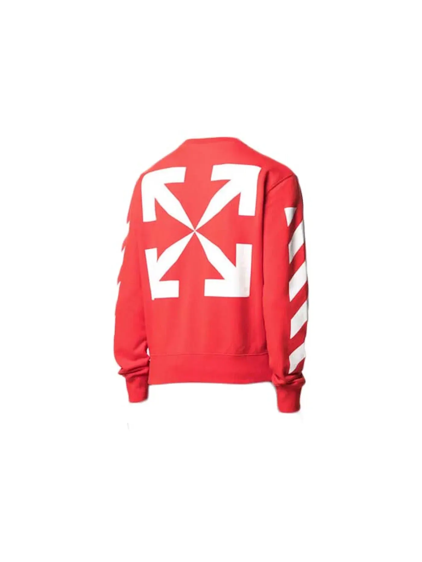 Мужской свитшот с длинным рукавом Crewneck OFF-WHITE — изображение 2 из 2, красный