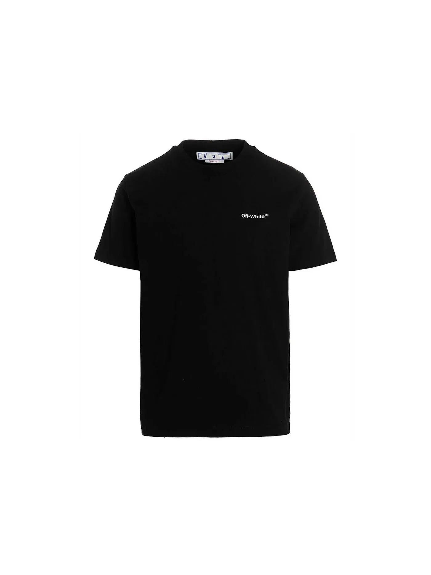 Мужская футболка с принтом OFF-WHITE Bricks Arrow Slim S/S Tee — изображение 2 из 2, черный