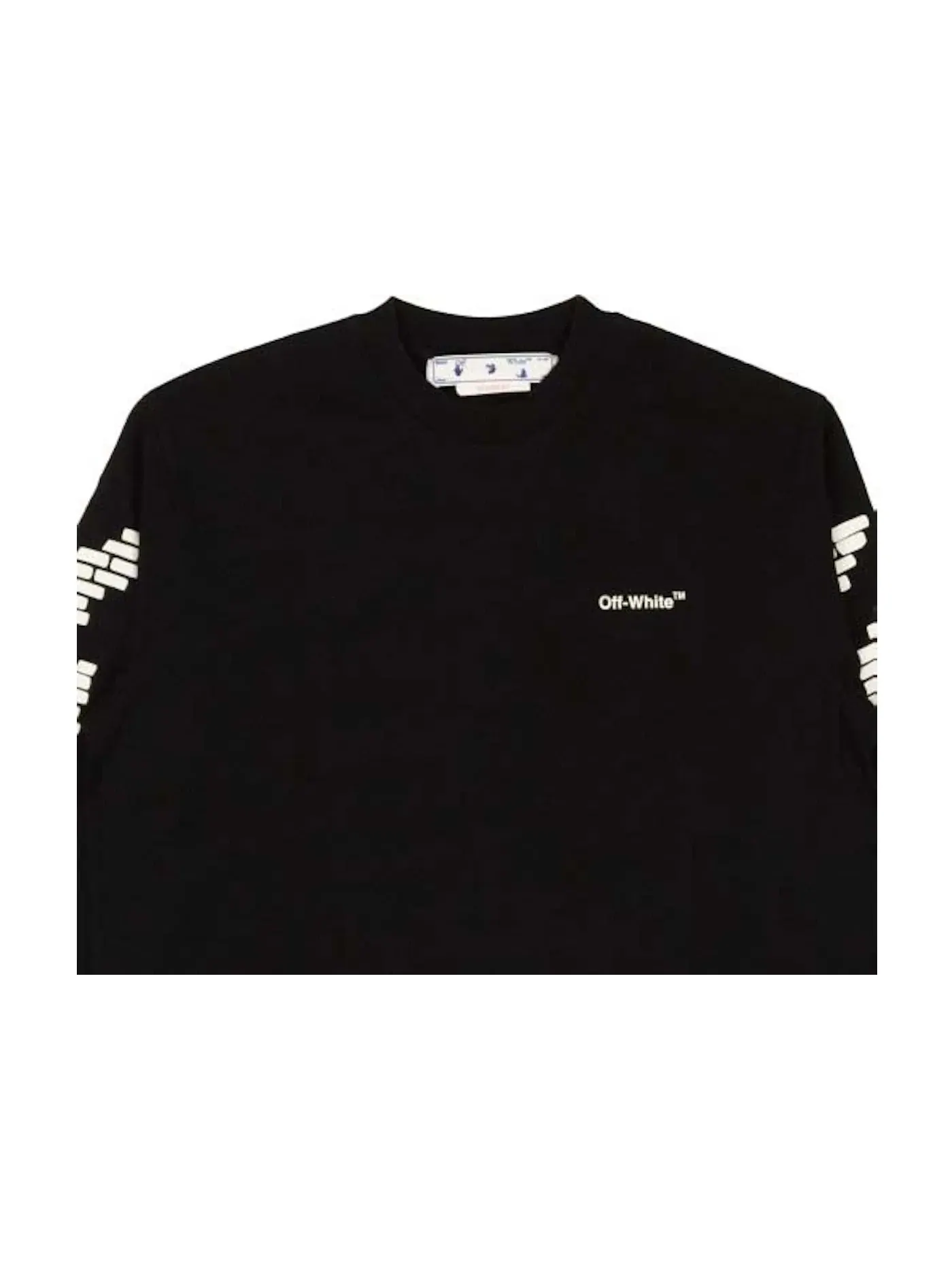 Мужская футболка с принтом Bricks Skate T-Shirt OFF-WHITE — изображение 3 из 3, черный/белый