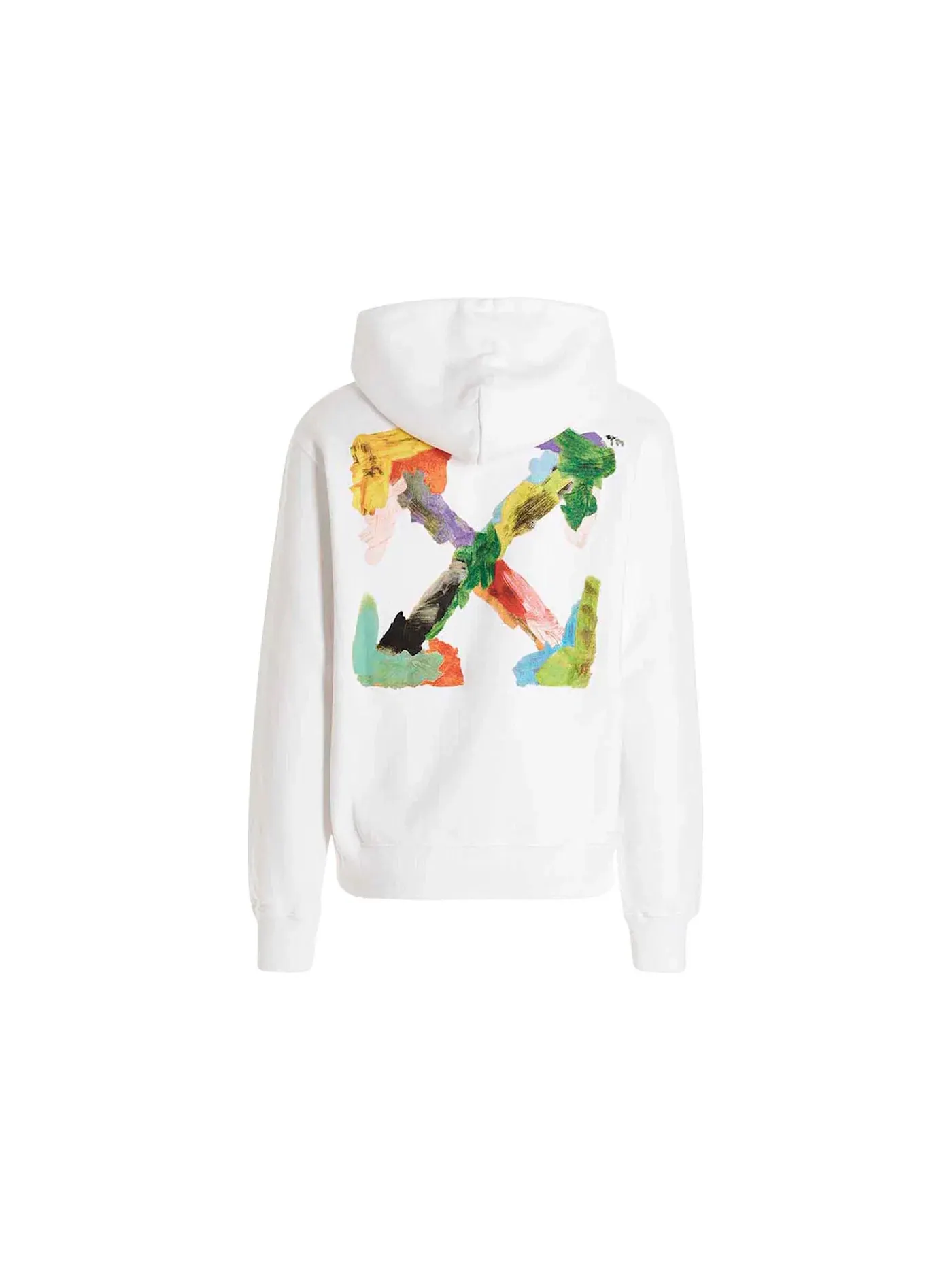 Мужской худи с принтом Brush Arrow OFF-WHITE — изображение 2 из 2, белый/мульти