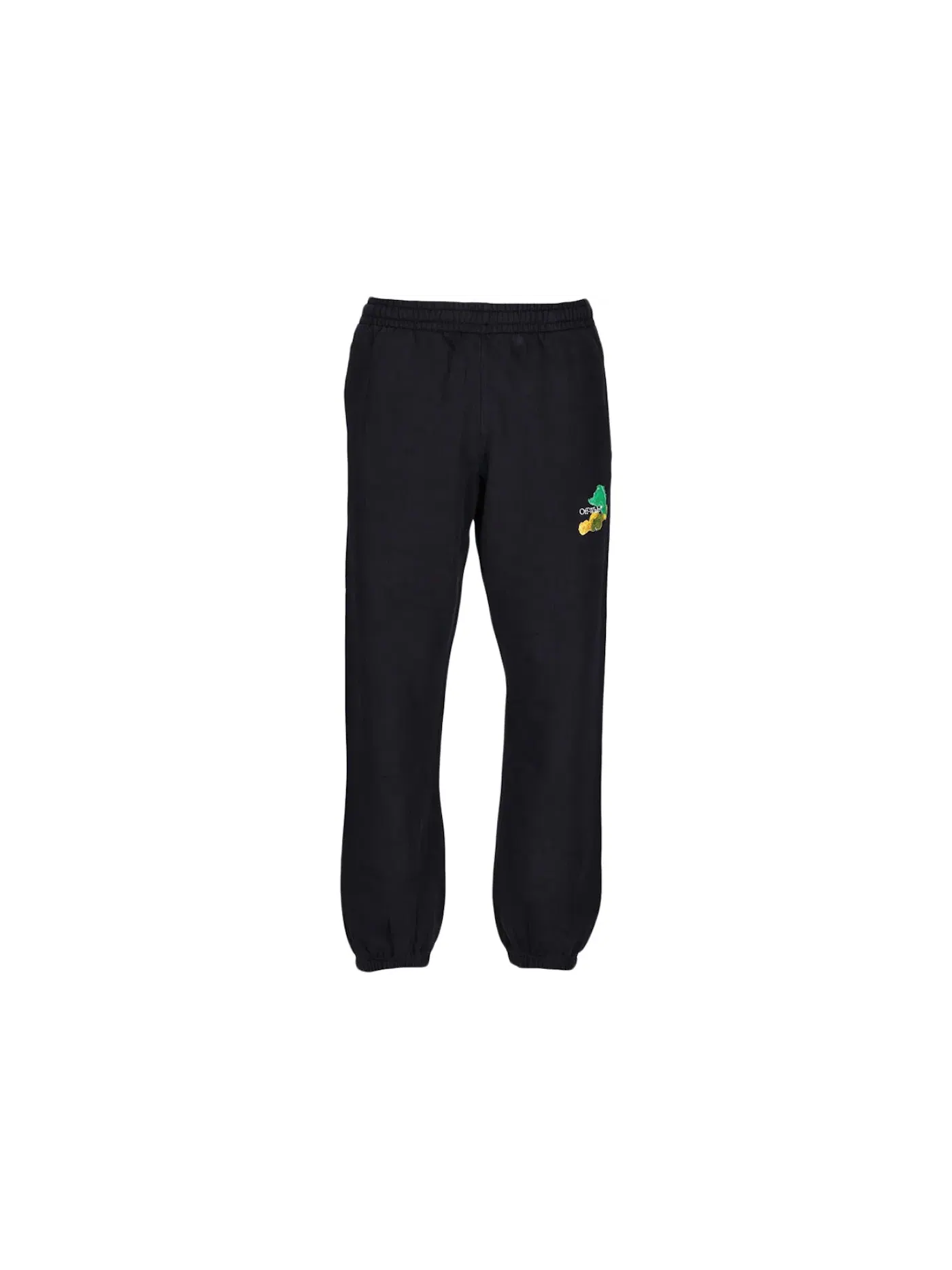 Мужские спортивные брюки с принтом Sweatpants OFF-WHITE — изображение 1 из 2, черный/мульти