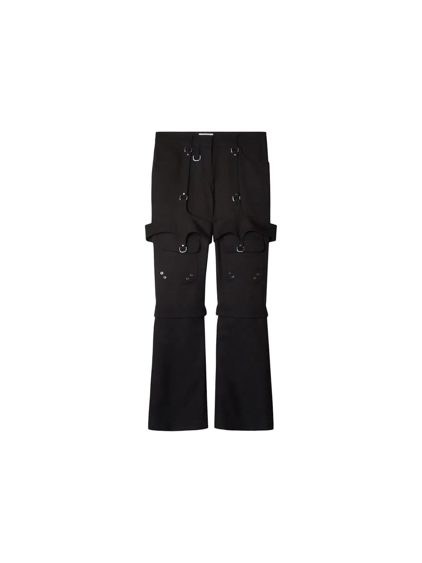 Женские брюки карго с пряжками OFF-WHITE — изображение 1 из 1, черный