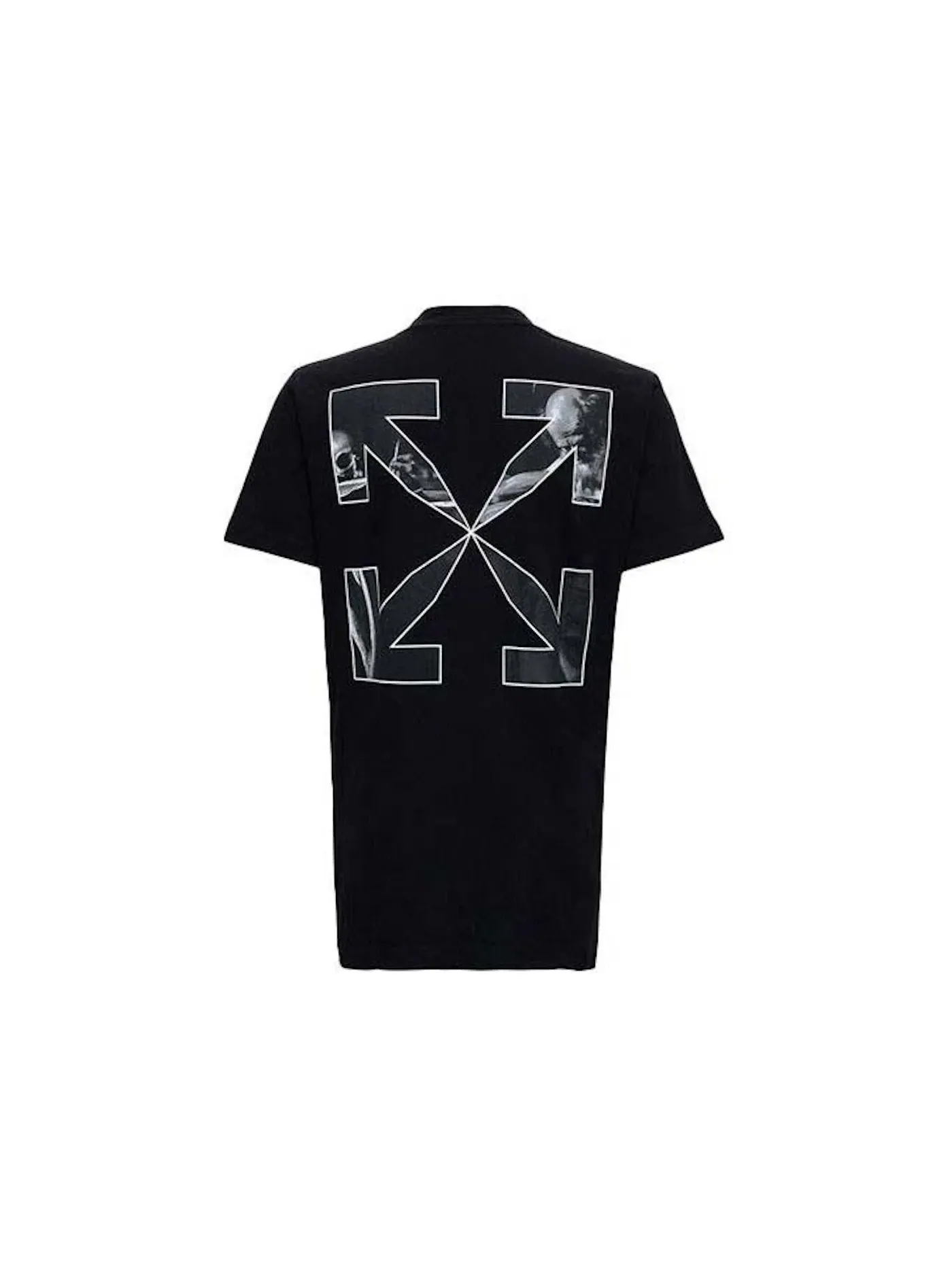 Мужская футболка с принтом Carav Arrow OFF-WHITE — изображение 2 из 2, черный