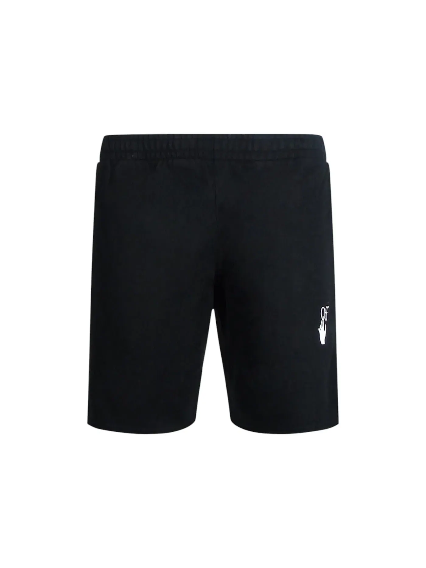 Мужские шорты с принтом Sweatshorts OFF-WHITE — изображение 1 из 2, черный