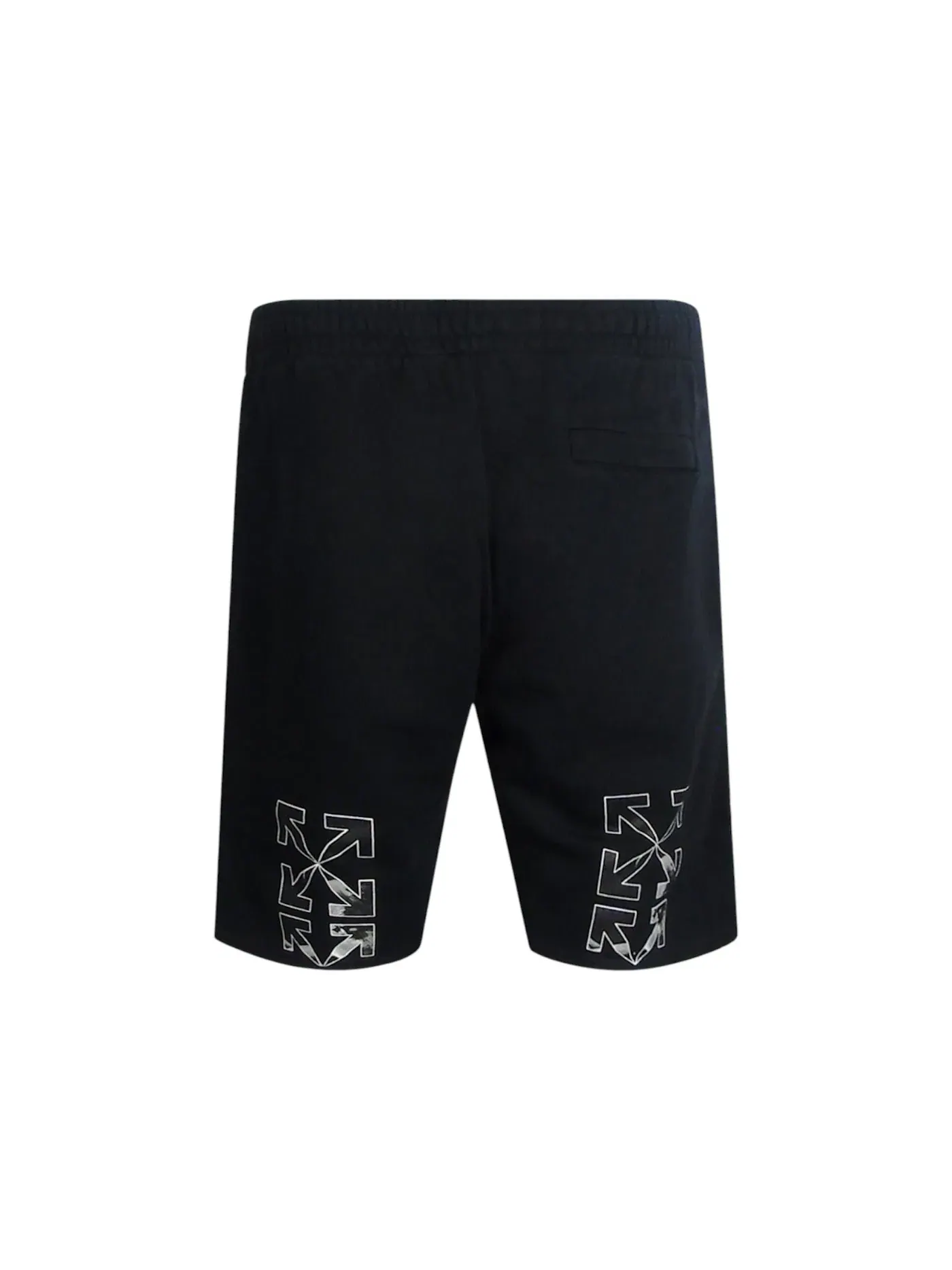 Мужские шорты с принтом Sweatshorts OFF-WHITE — изображение 2 из 2, черный