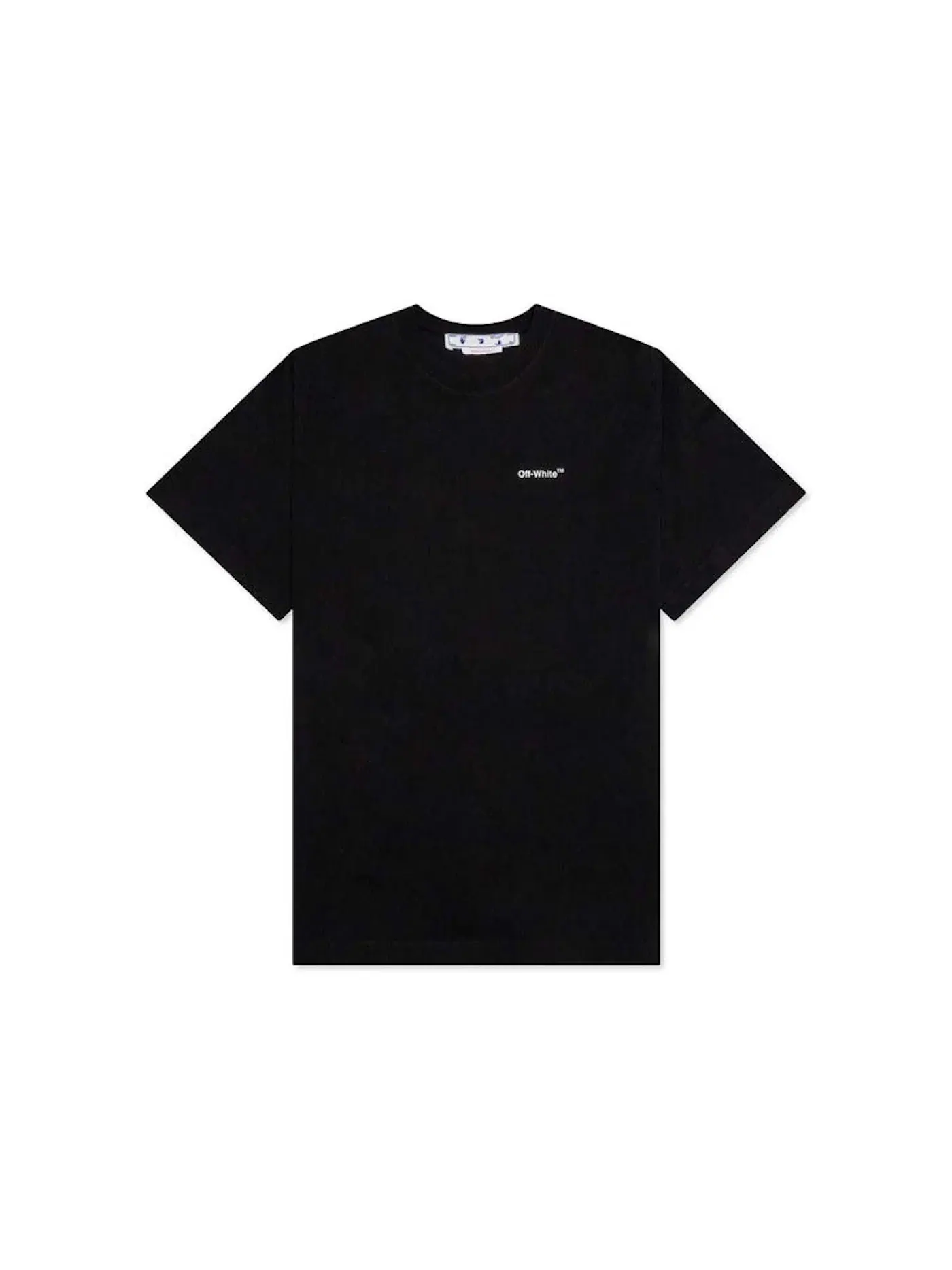 Мужская футболка с принтом OFF-WHITE Tee — изображение 2 из 2, черный/белый