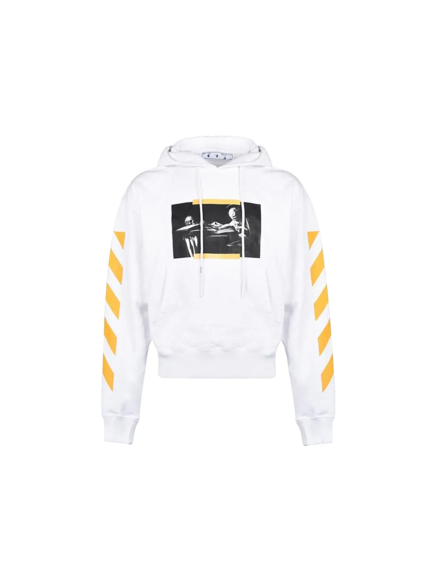 Мужская худи с принтом Carav Painting OFF-WHITE — изображение 1 из 1, белый