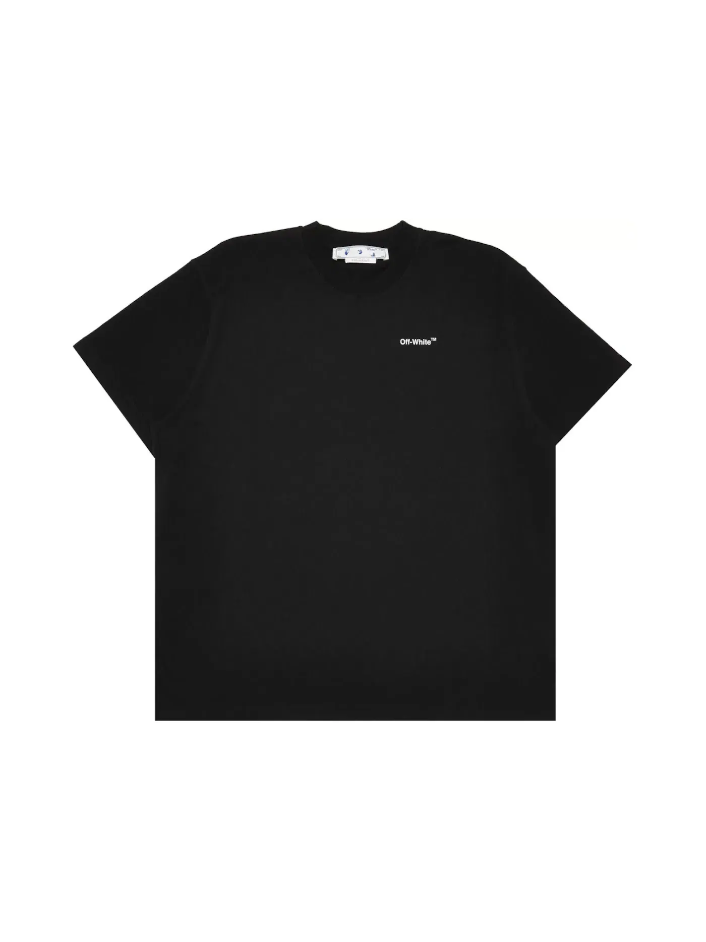 Мужская футболка с принтом Caravag Arrow OFF-WHITE — изображение 2 из 2, черный