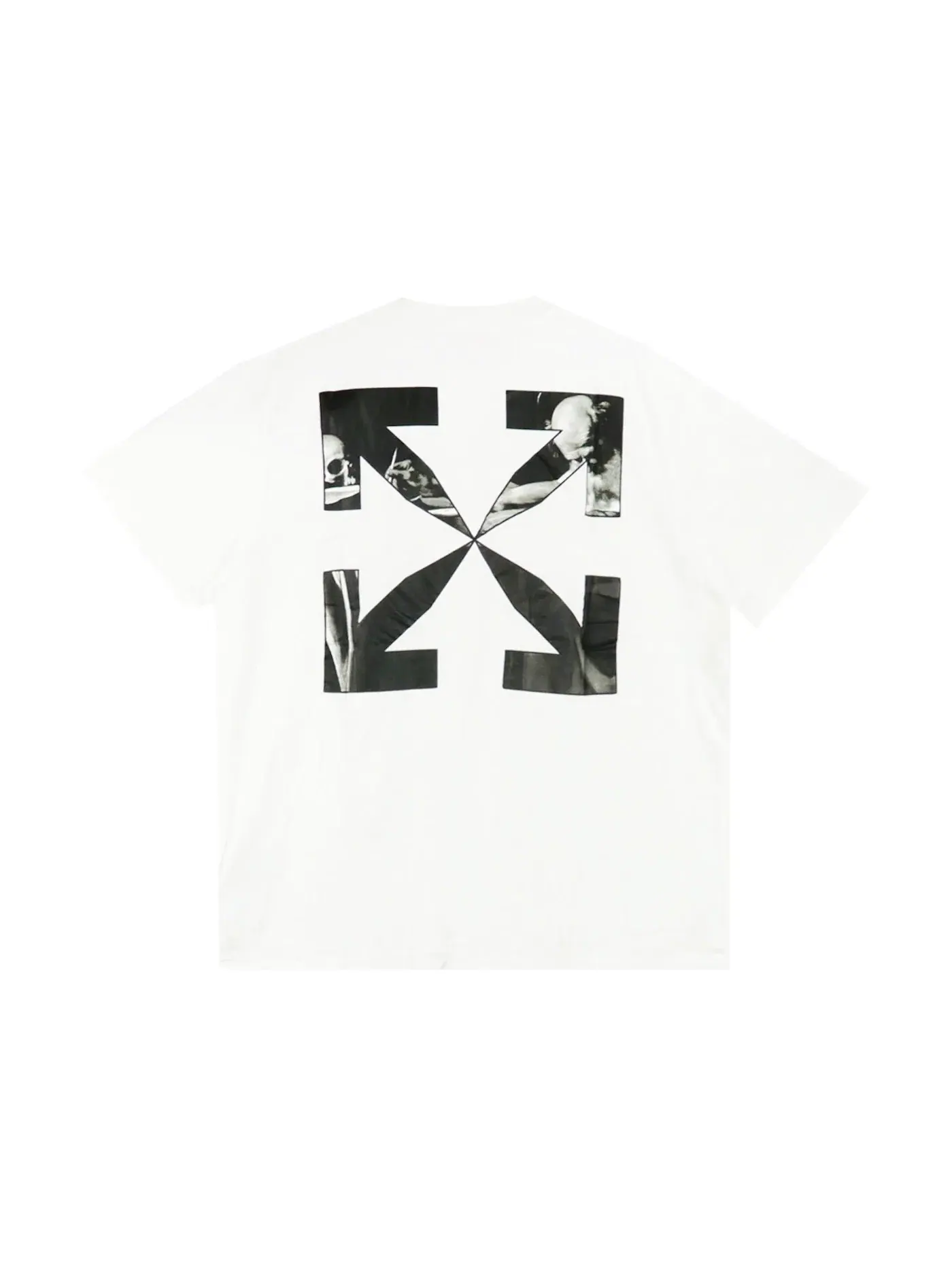 Мужская футболка с принтом Caravaggio Arrow Over OFF-WHITE — изображение 1 из 2, белый