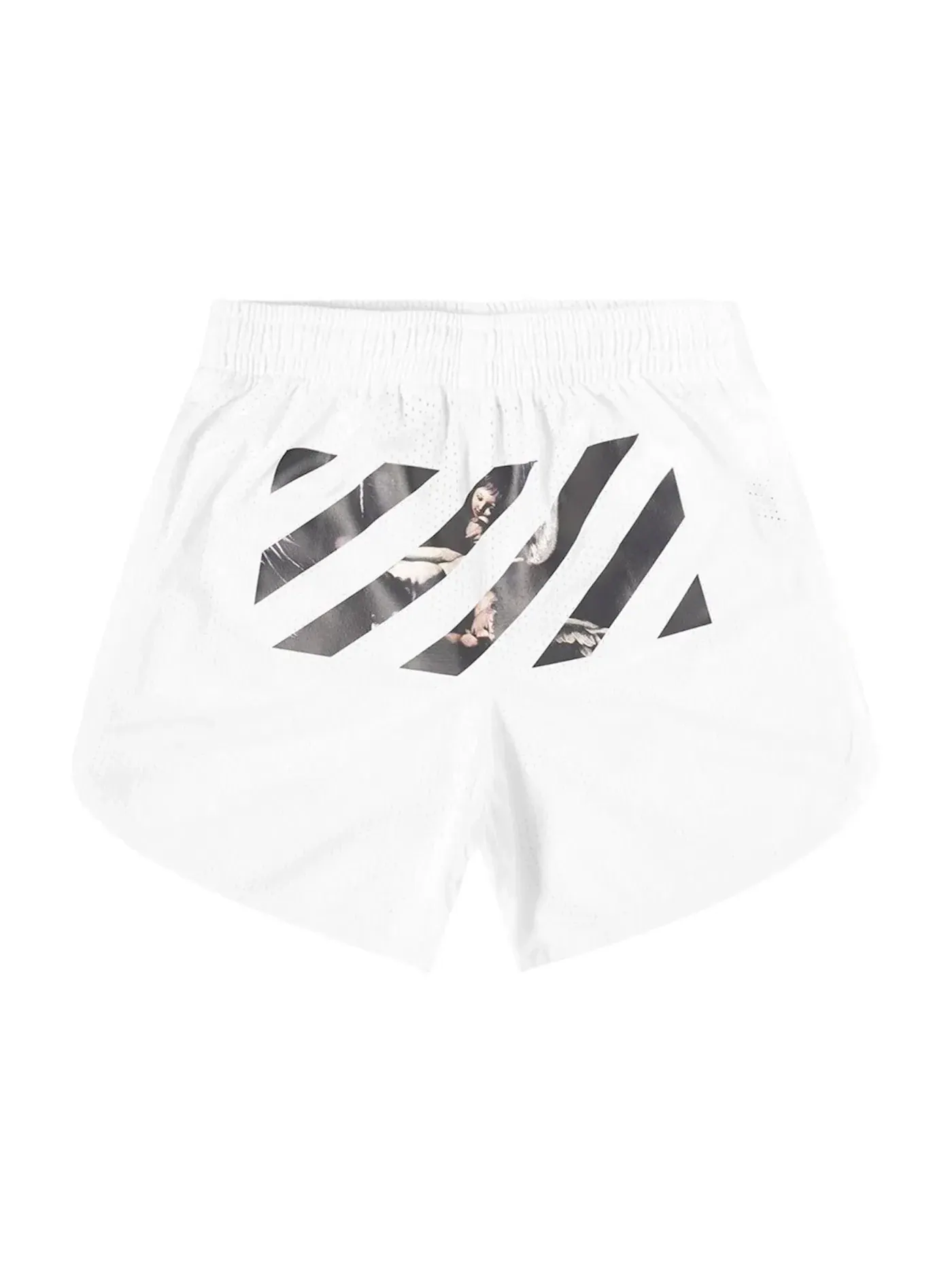 Мужские шорты с принтом Caravaggio Arrows OFF-WHITE — изображение 1 из 1, белый/мульти