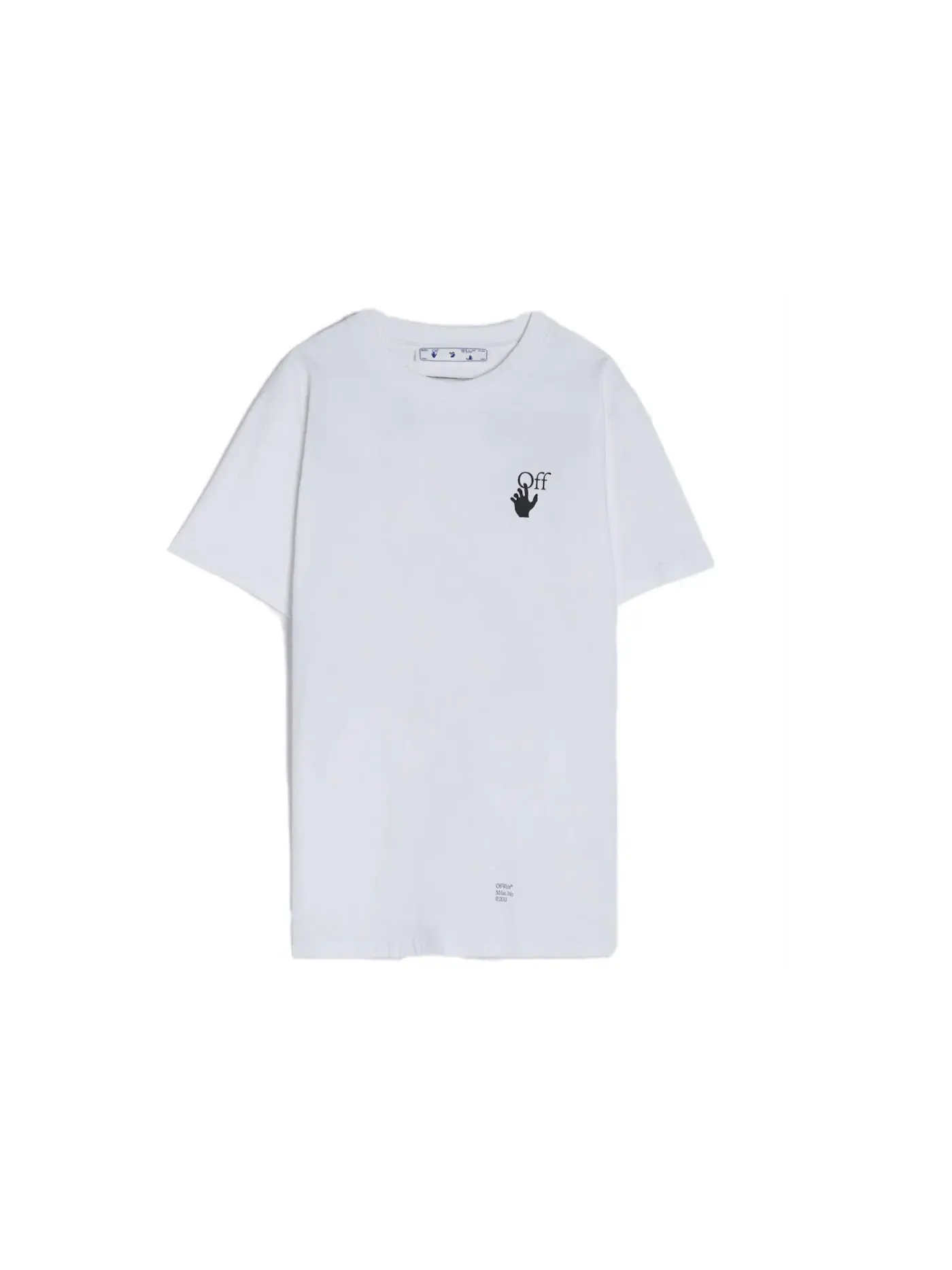 Мужская футболка с принтом S/S T-shirt OFF-WHITE — изображение 1 из 2, белый/черный