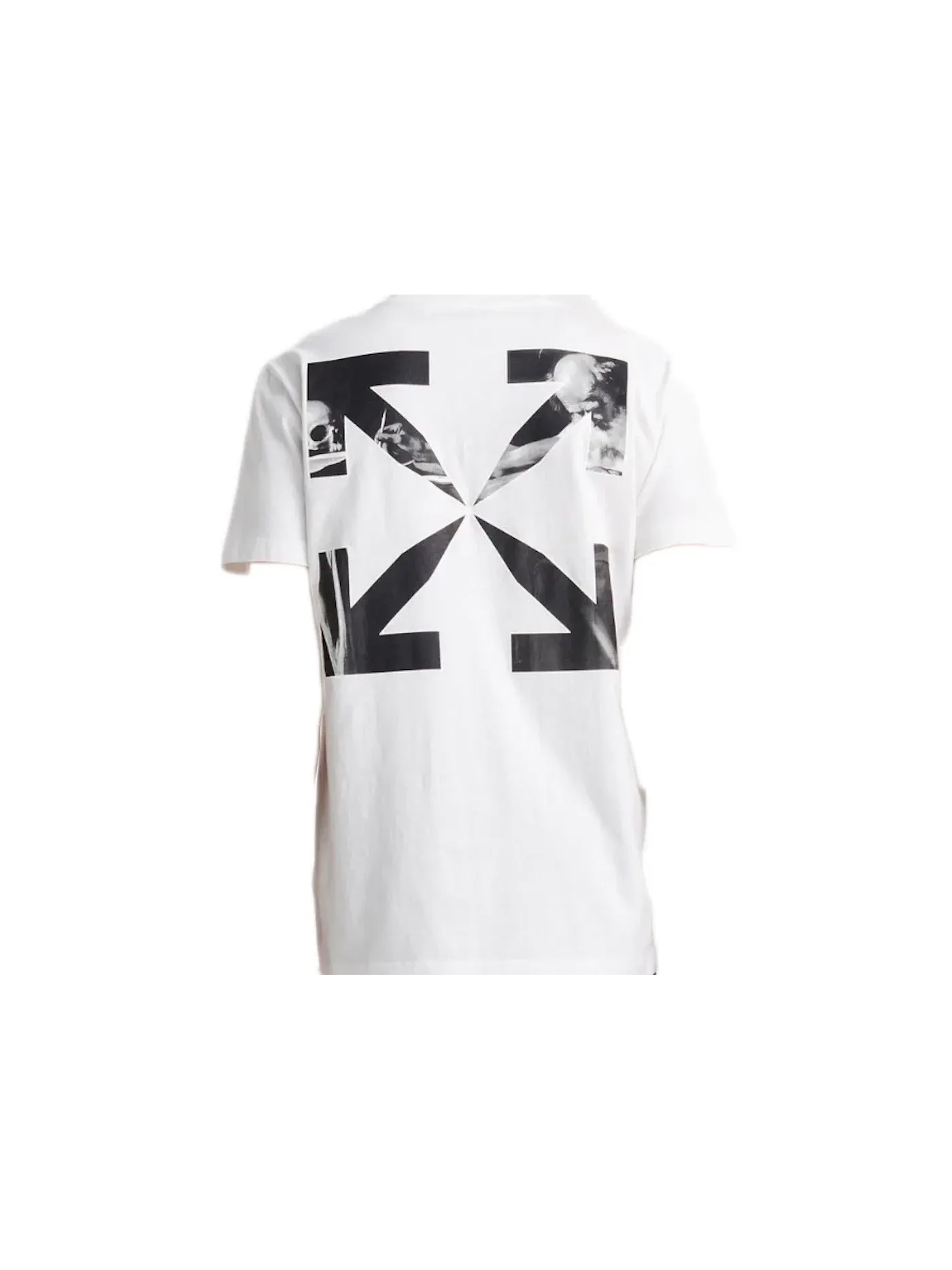 Мужская футболка с принтом S/S T-shirt OFF-WHITE — изображение 2 из 2, белый/черный