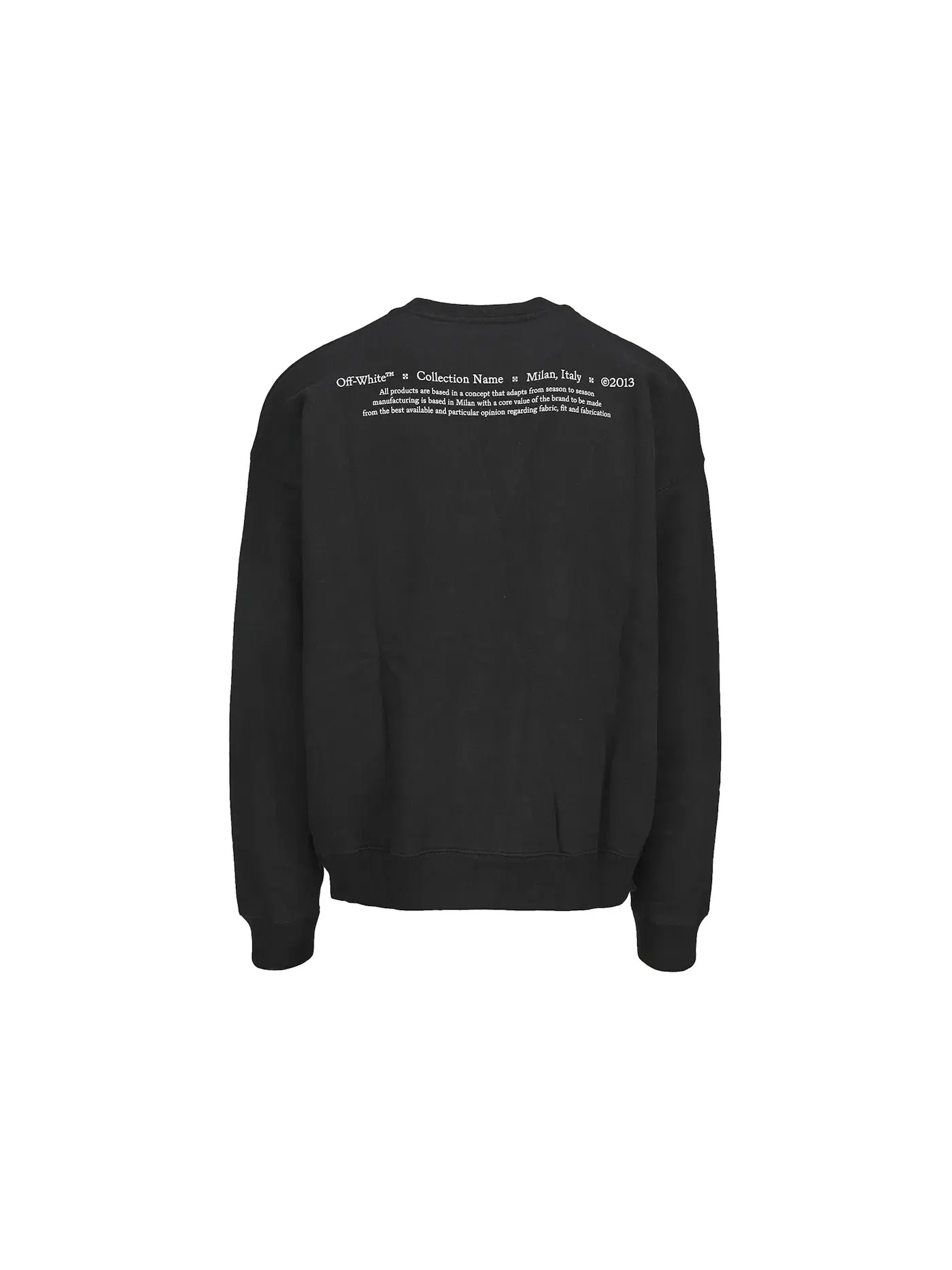 Мужской свитшот с принтом OFF-WHITE Caravaggio Boy — изображение 2 из 2, черный