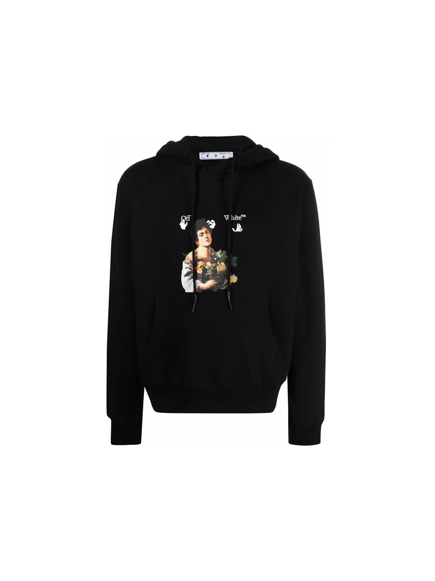 Мужской худи с принтом Caravaggio Boy OFF-WHITE — изображение 1 из 1, черный/белый