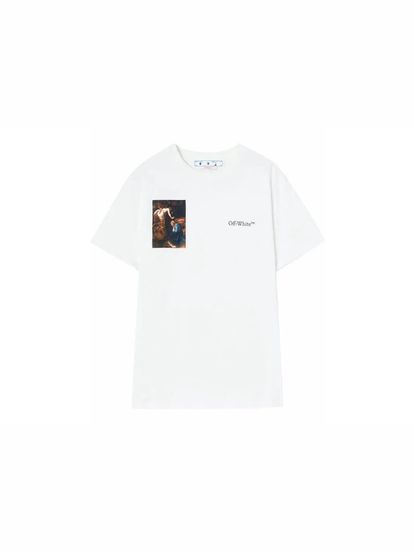 Мужская футболка с принтом Caravaggio Lute OFF-WHITE — изображение 1 из 1, белый