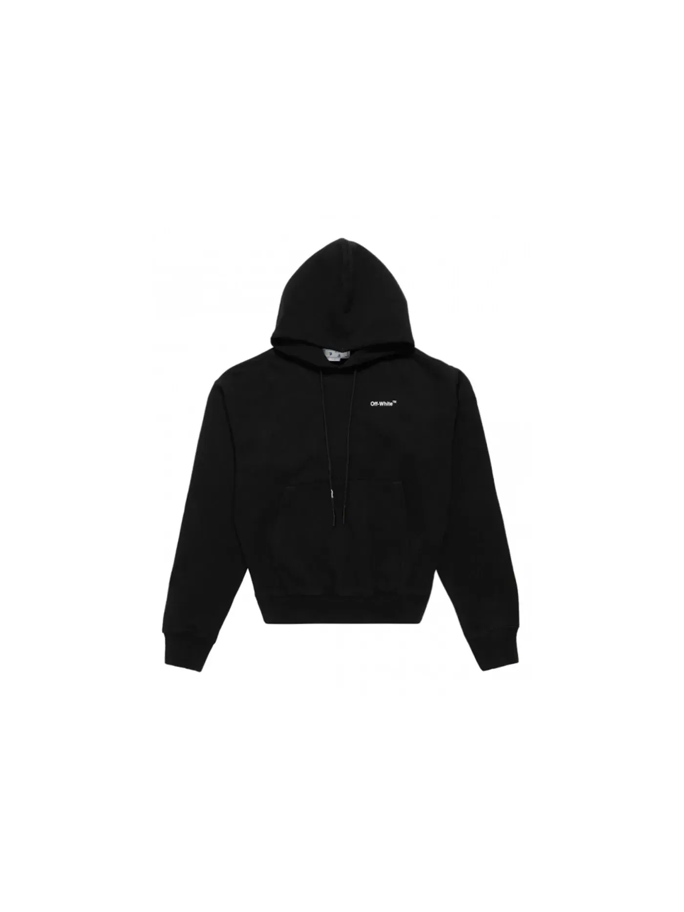 Мужской худи с принтом Caravaggio Saint Jerome Writing Arrows OFF-WHITE — изображение 1 из 2, черный/белый