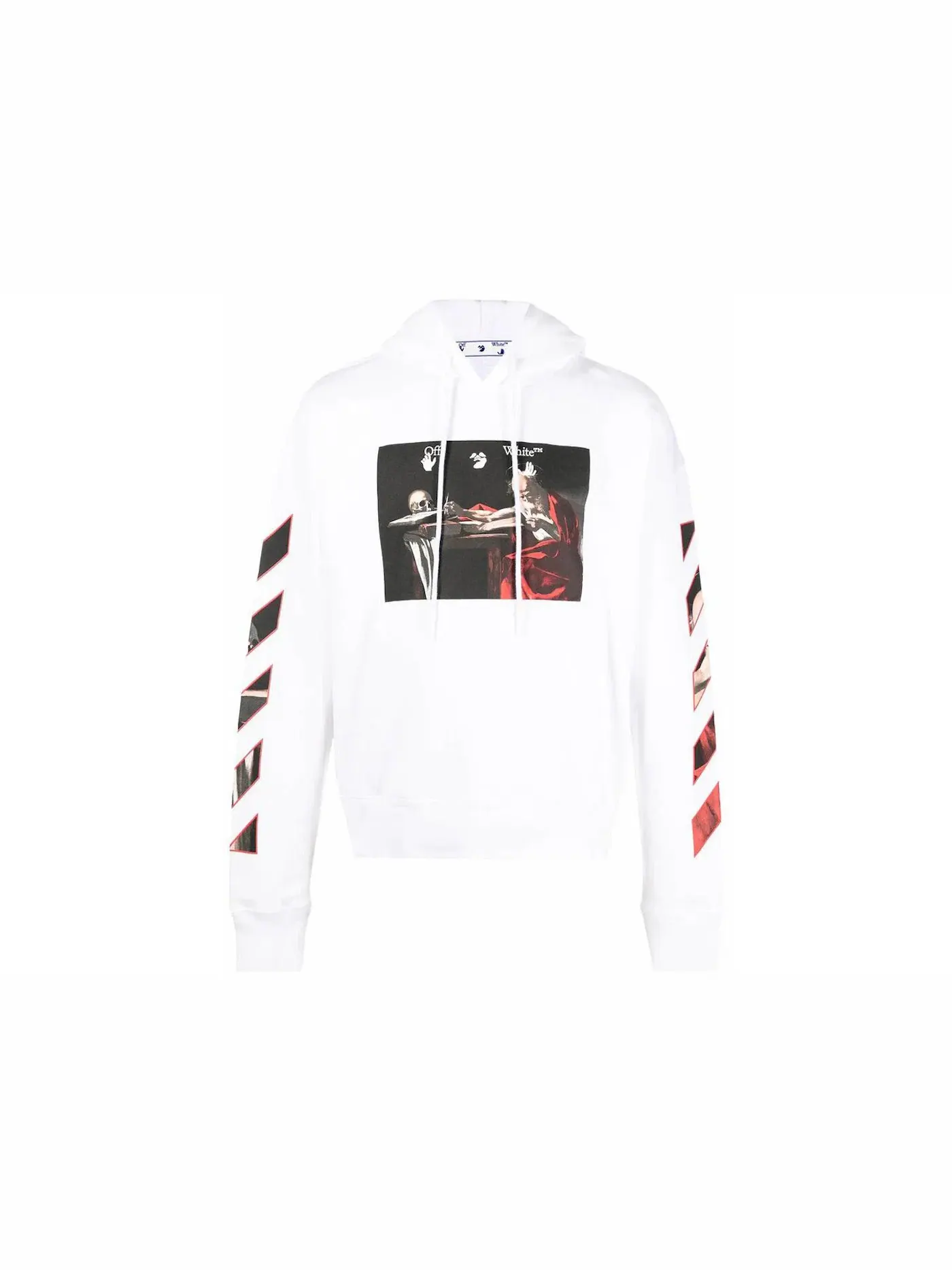 Мужской худи с принтом Caravaggio Saint Jerome Writing OFF-WHITE — изображение 1 из 2, белый