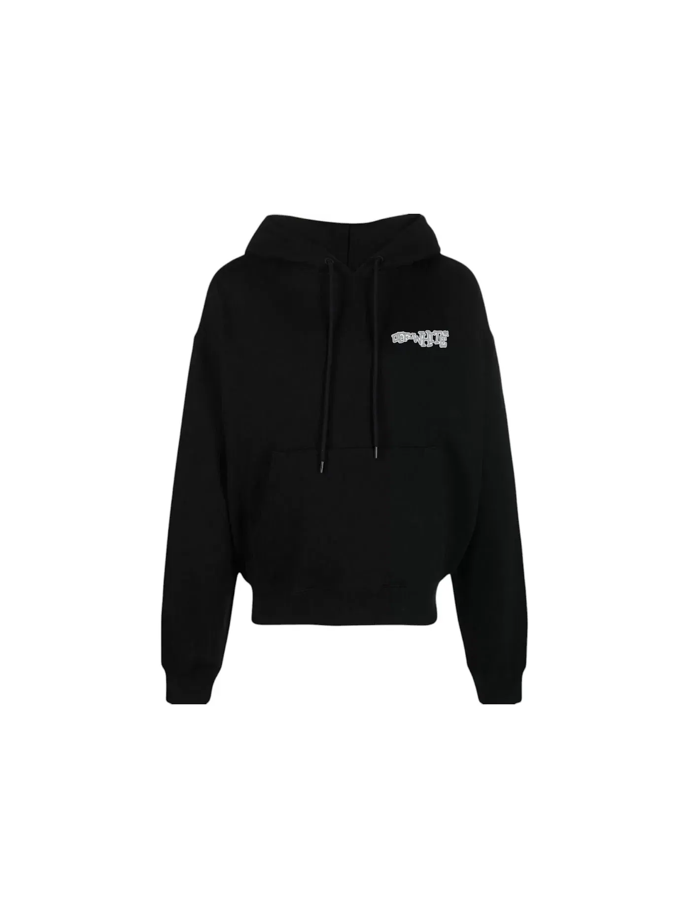 Мужская худи с принтом Carlos Arrow Logo OFF-WHITE — изображение 1 из 1, черный