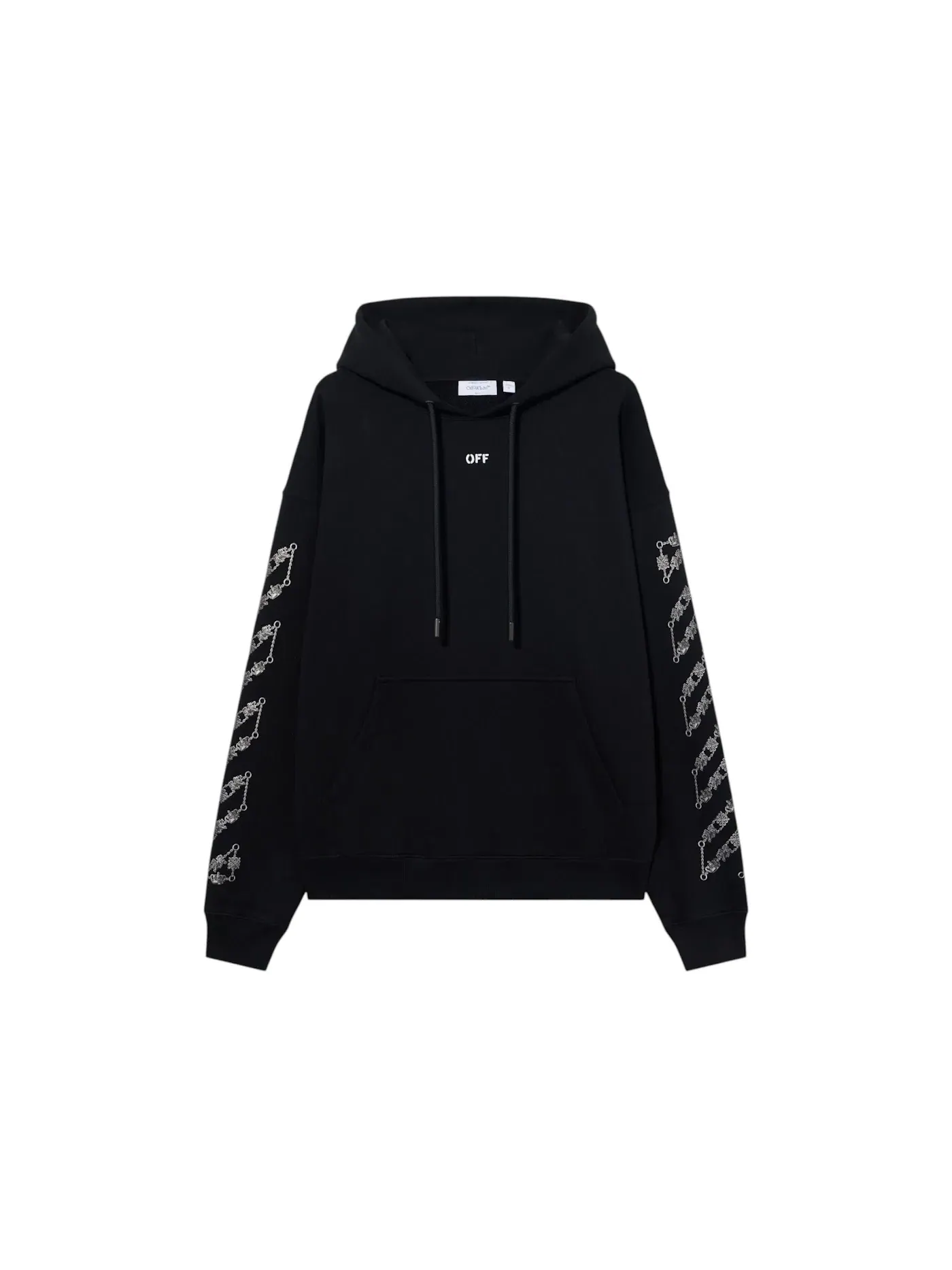 Мужской худи с принтом Chain Arrow Diagonal Skate OFF-WHITE — изображение 1 из 1, черный
