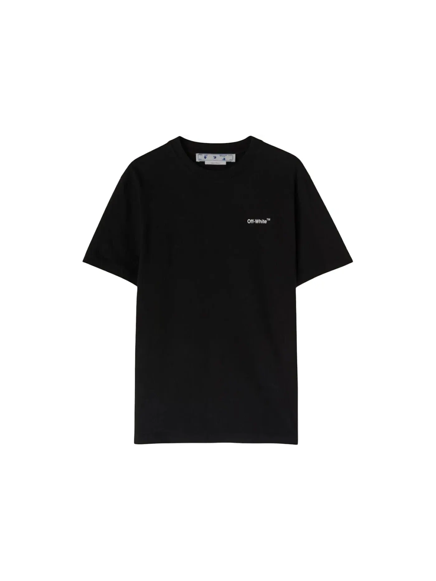 Мужская футболка с принтом Chain Arrows OFF-WHITE — изображение 1 из 2, черный/белый