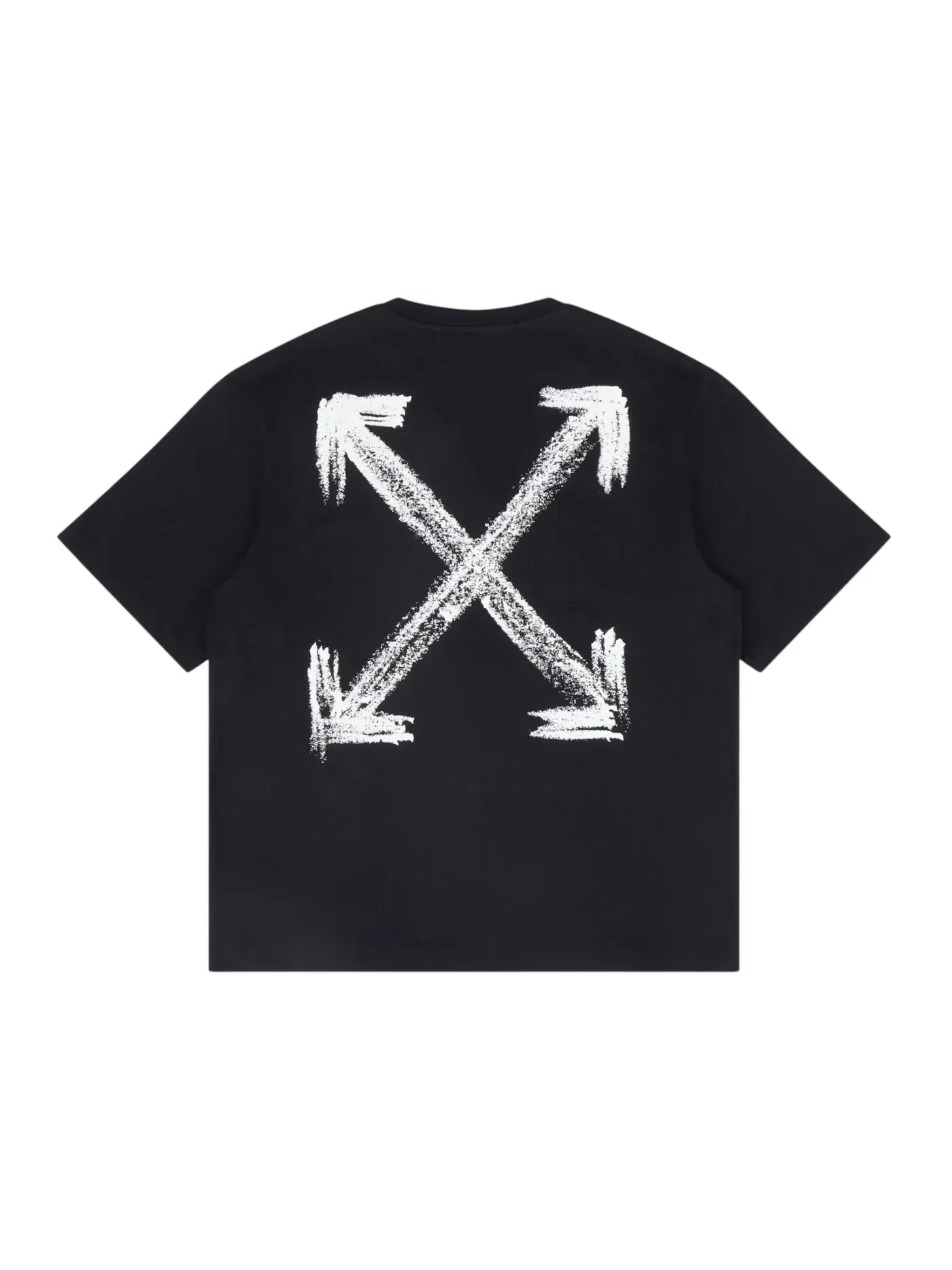 Мужская футболка с принтом Chalk Arrow Skate Fit OFF-WHITE — изображение 1 из 2, черный