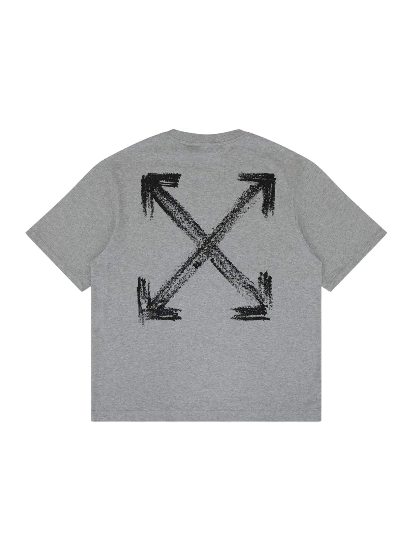 Мужская футболка с принтом OFF-WHITE Tee — изображение 1 из 2, серый