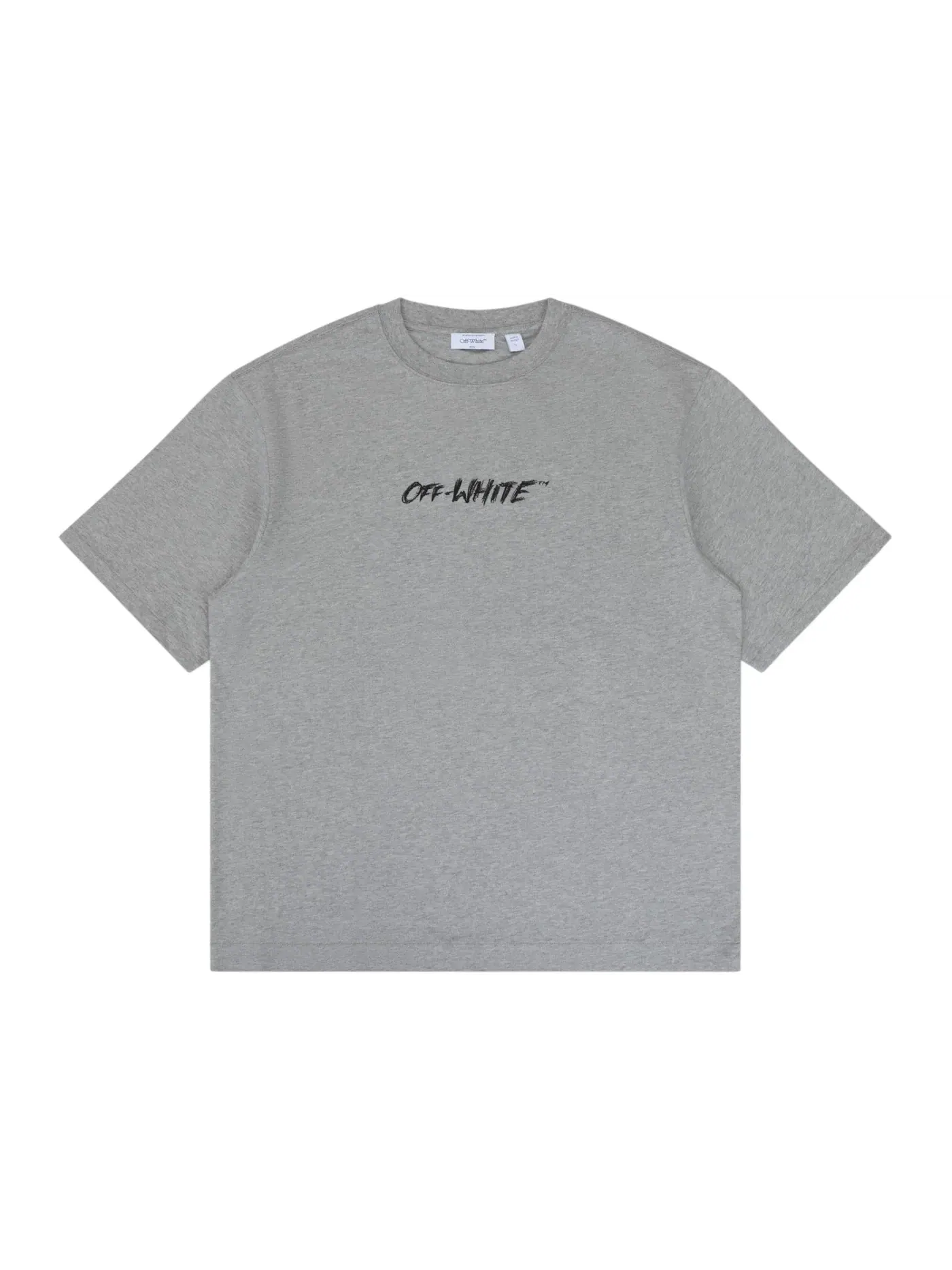 Мужская футболка с принтом OFF-WHITE Tee — изображение 2 из 2, серый